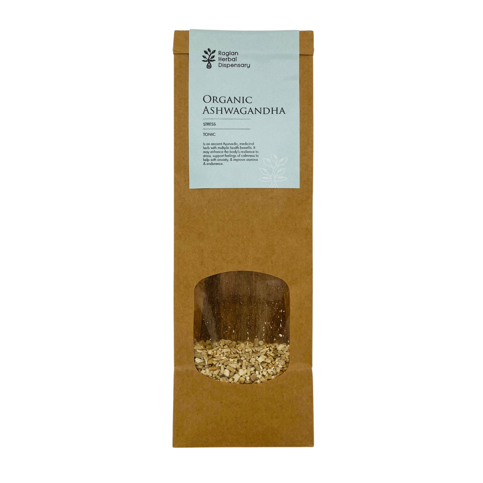 Organic Ashwagandha Herbal Tea for Adrenal and Mood Support