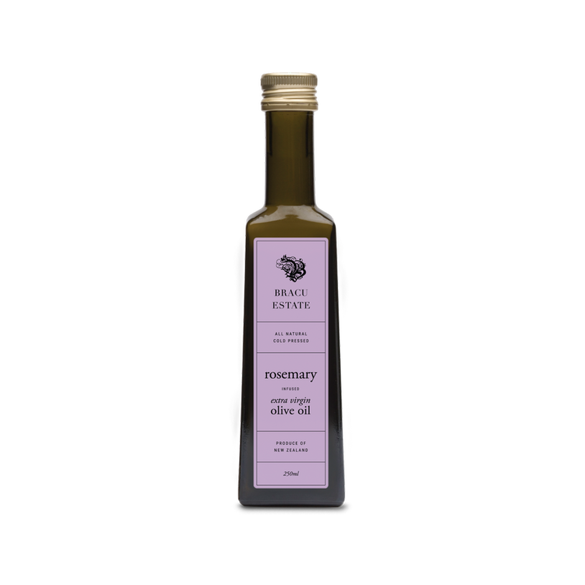 BRACU ESTATE ROSEMARY INFUSED EXTRA VIRGIN OLIVE OIL 250MLS - The Herbal Dispensary Raglan