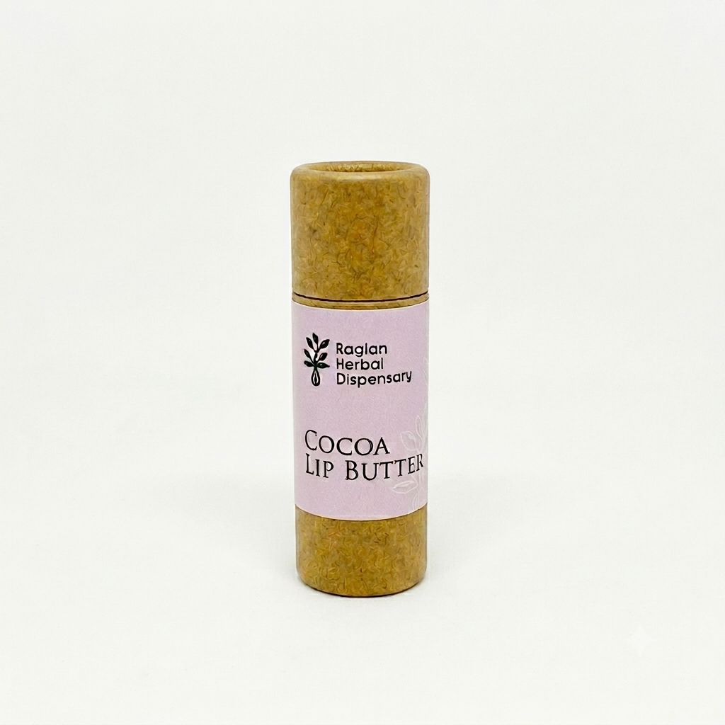 Raglan Herbal Dispensary Cocoa Lip Butter – Nourishing with Calendula & Vanilla
