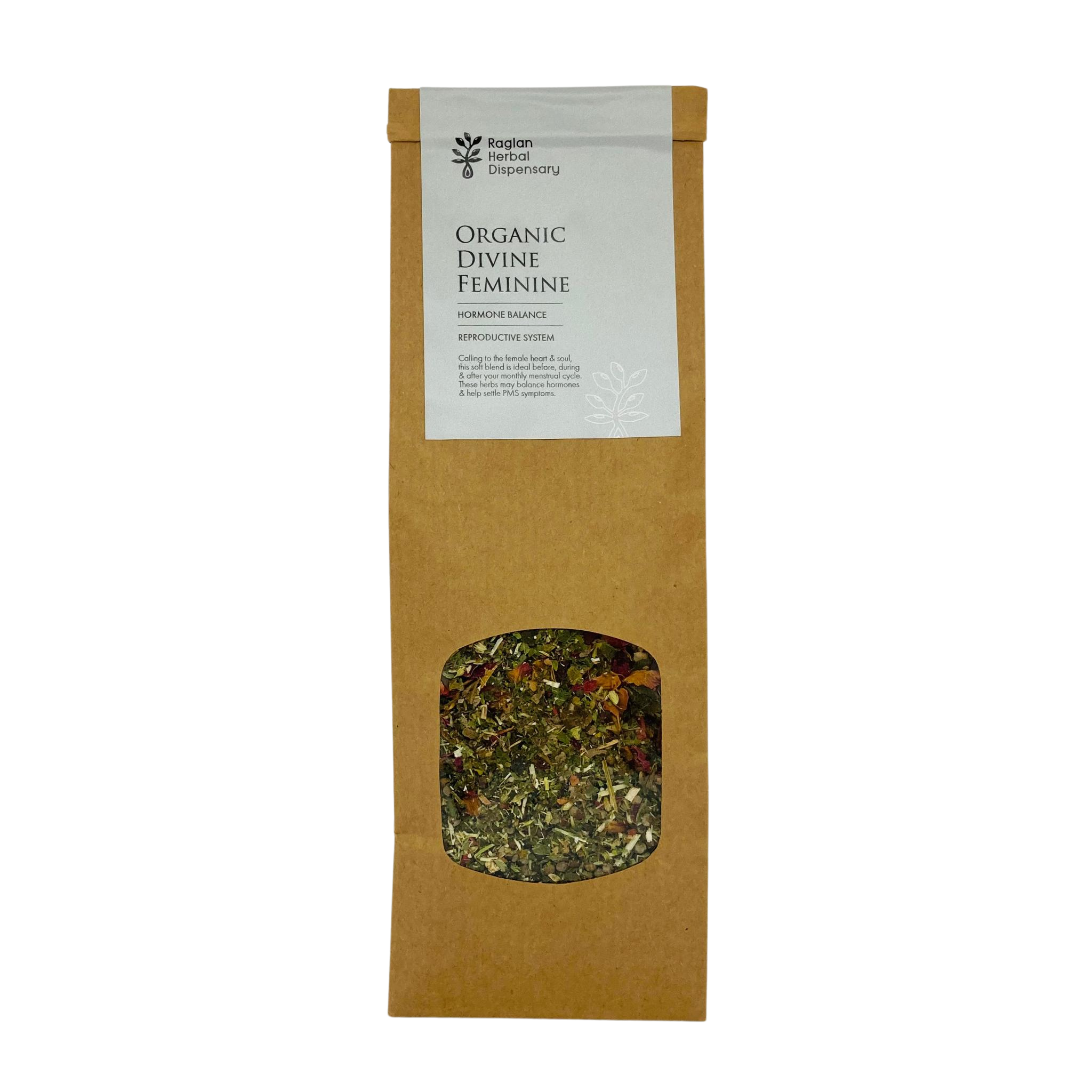 Organic Divine Feminine Tea Blend for Hormonal Balance and Cycle Support