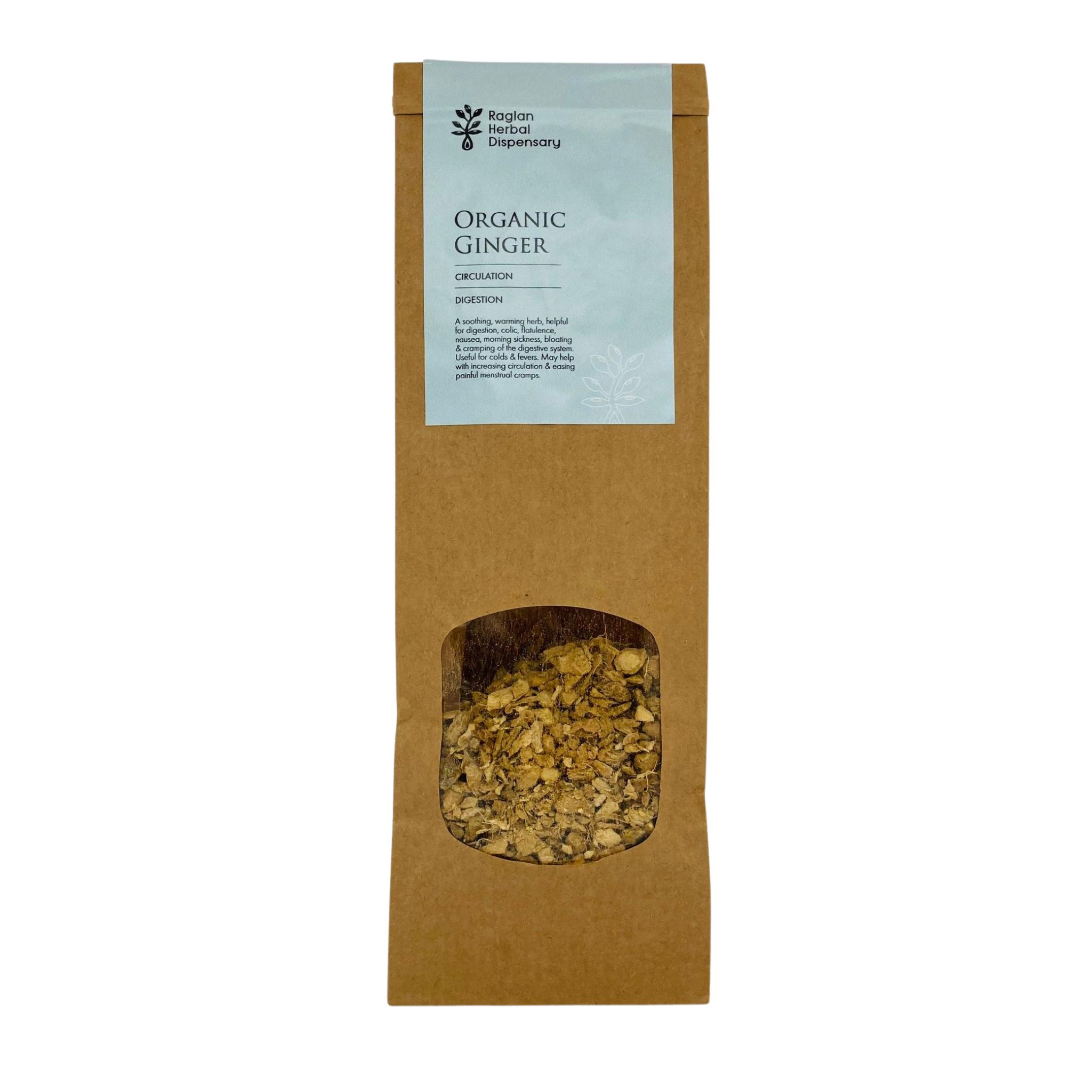Organic Ginger Root Herbal Tea for Digestion and Circulation