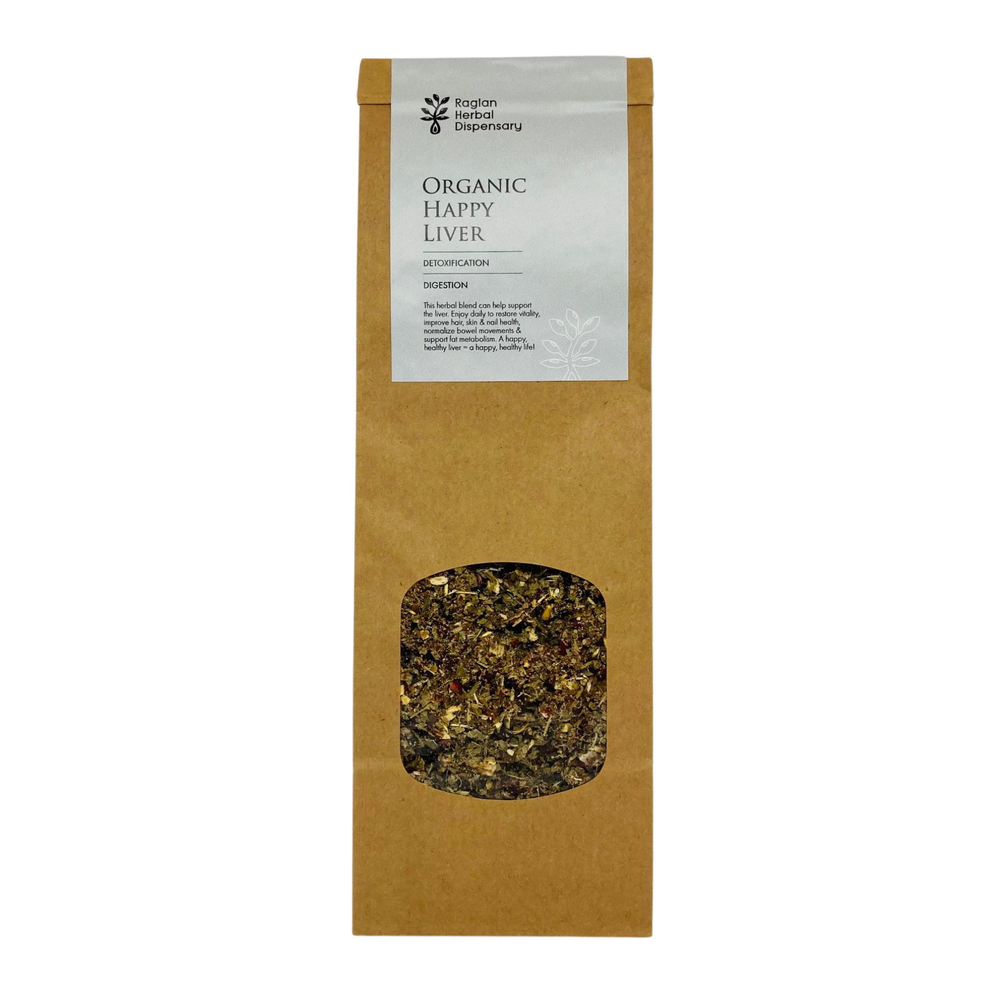 Organic Happy Liver Herbal Tea Blend for Detoxification and Digestion