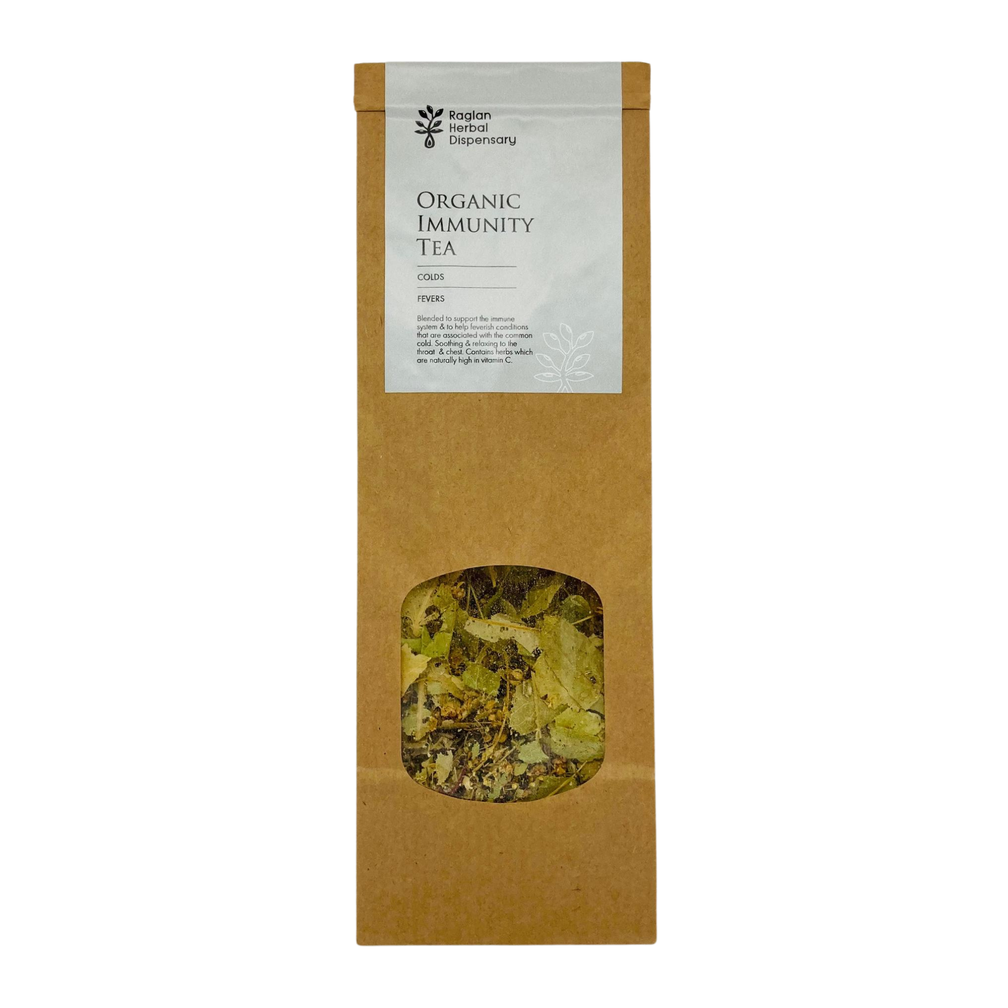 Organic Immunity Tea for Colds, Fevers and Immune Support