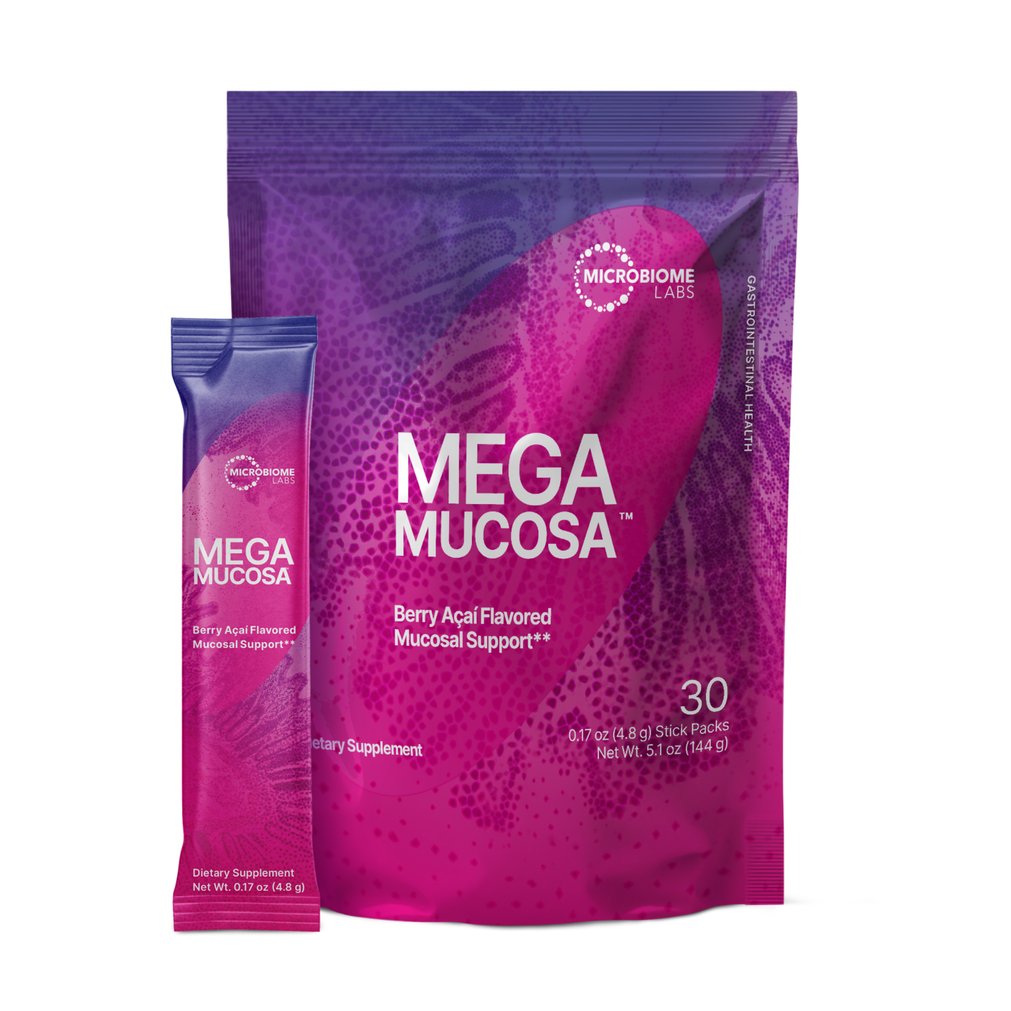 Mega Mucosa Stick Pack Microbiome Labs