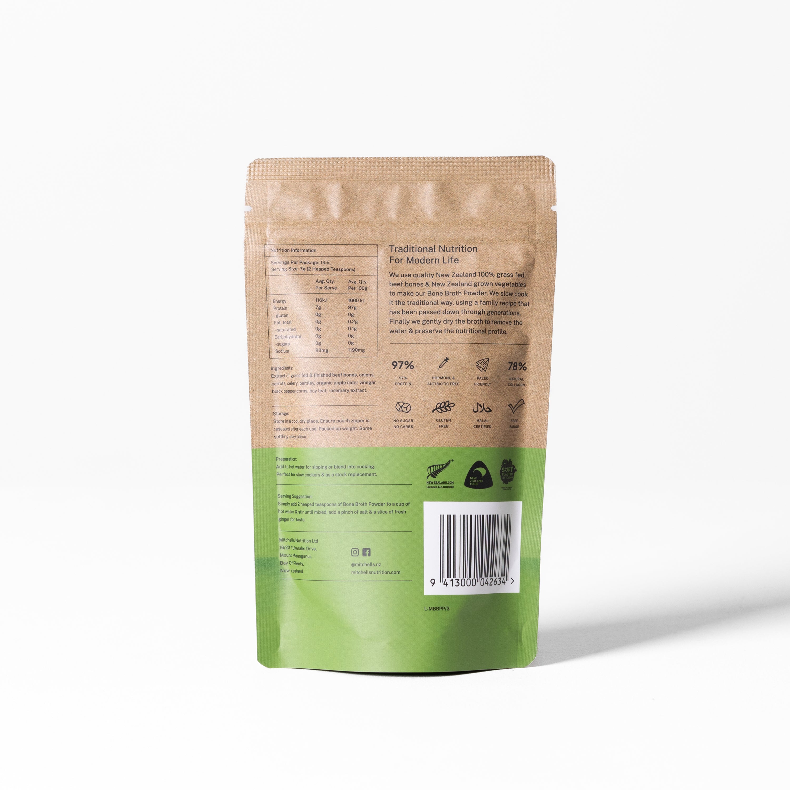 Mitchells Organics Bone Broths 100g