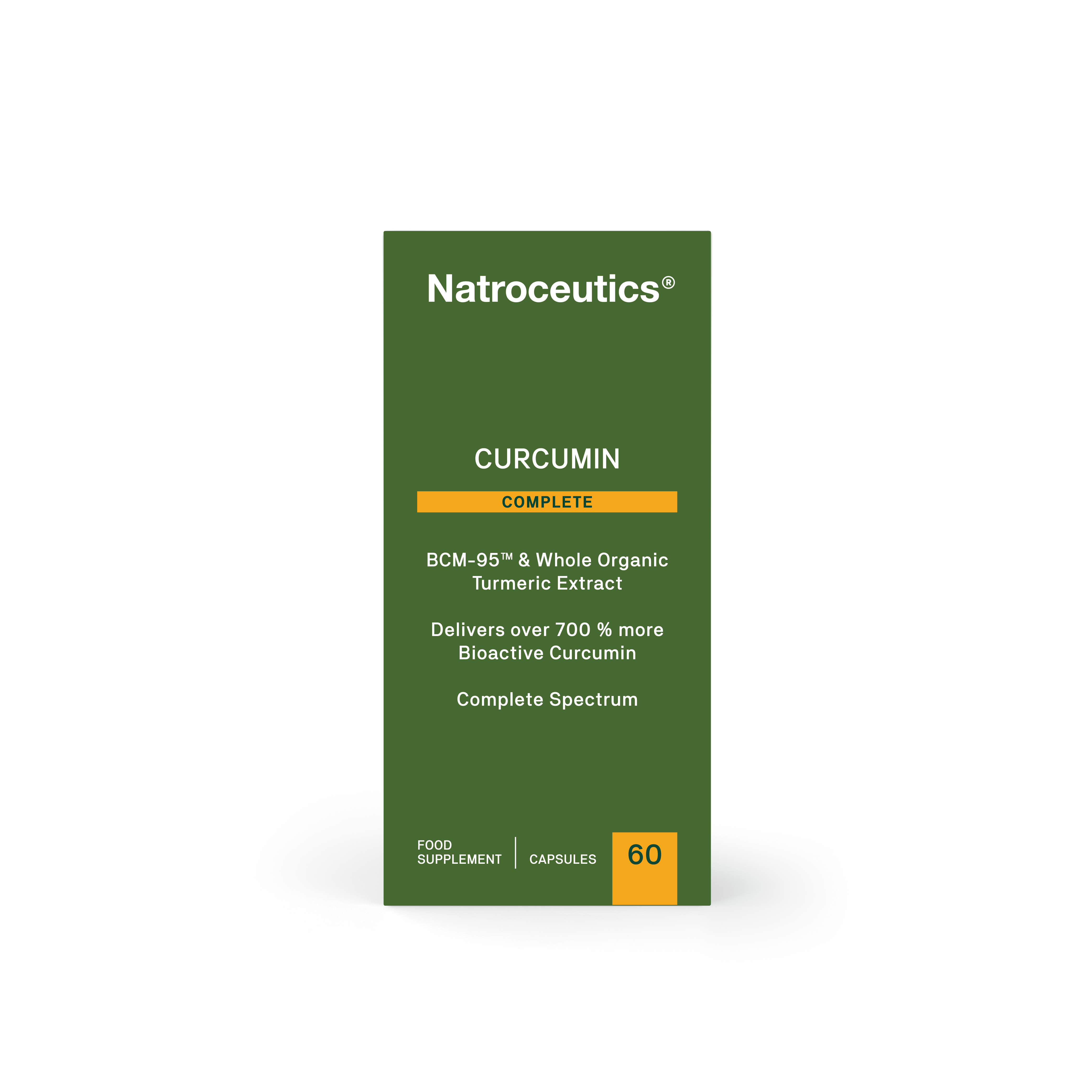 Natroceutics Curcumin Complete supplement package on a white background