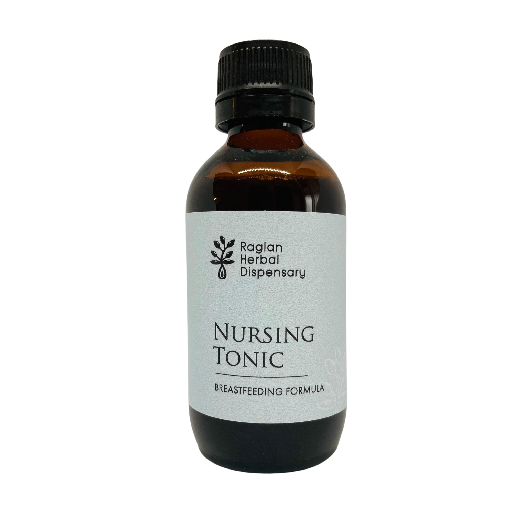 HERBAL DISPENSARY NURSING TONIC BOTTLE