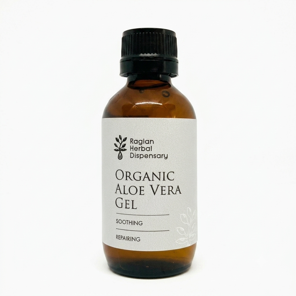 Organic Aloe Vera Gel for Burns and Skin Repair