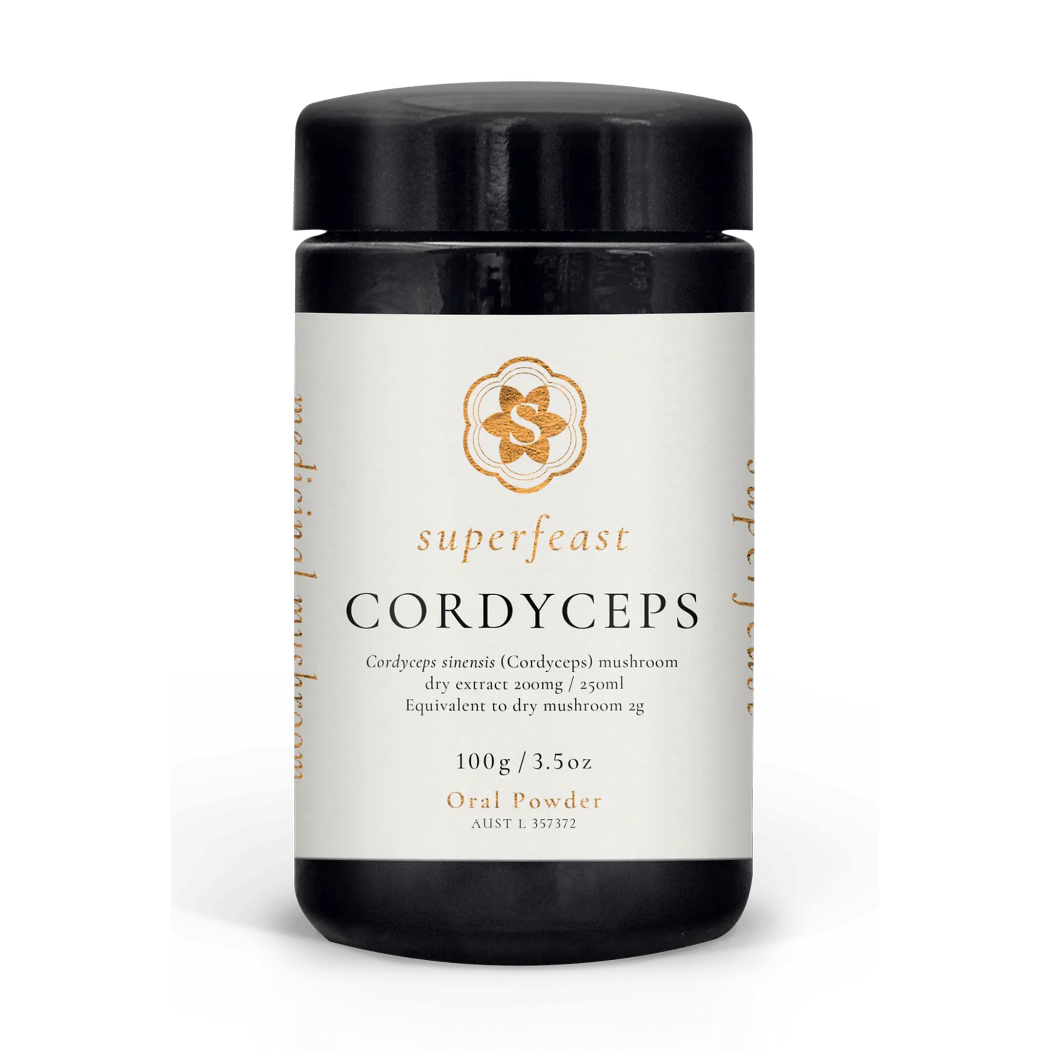 SUPERFEAST CORDYCEPS 100G - The Herbal Dispensary Raglan