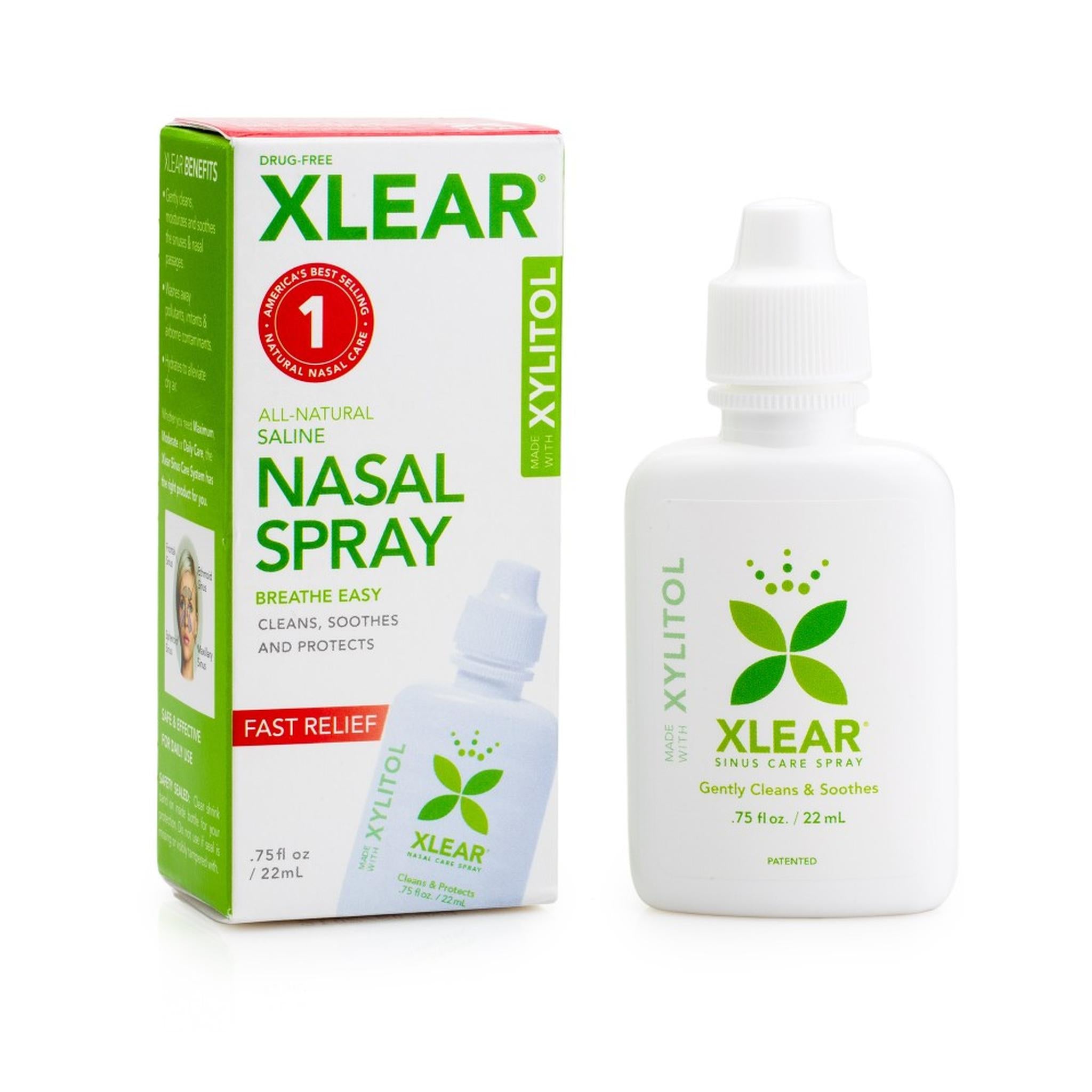 XLEAR NATURAL NASAL SPRAY 22ML - The Herbal Dispensary Raglan