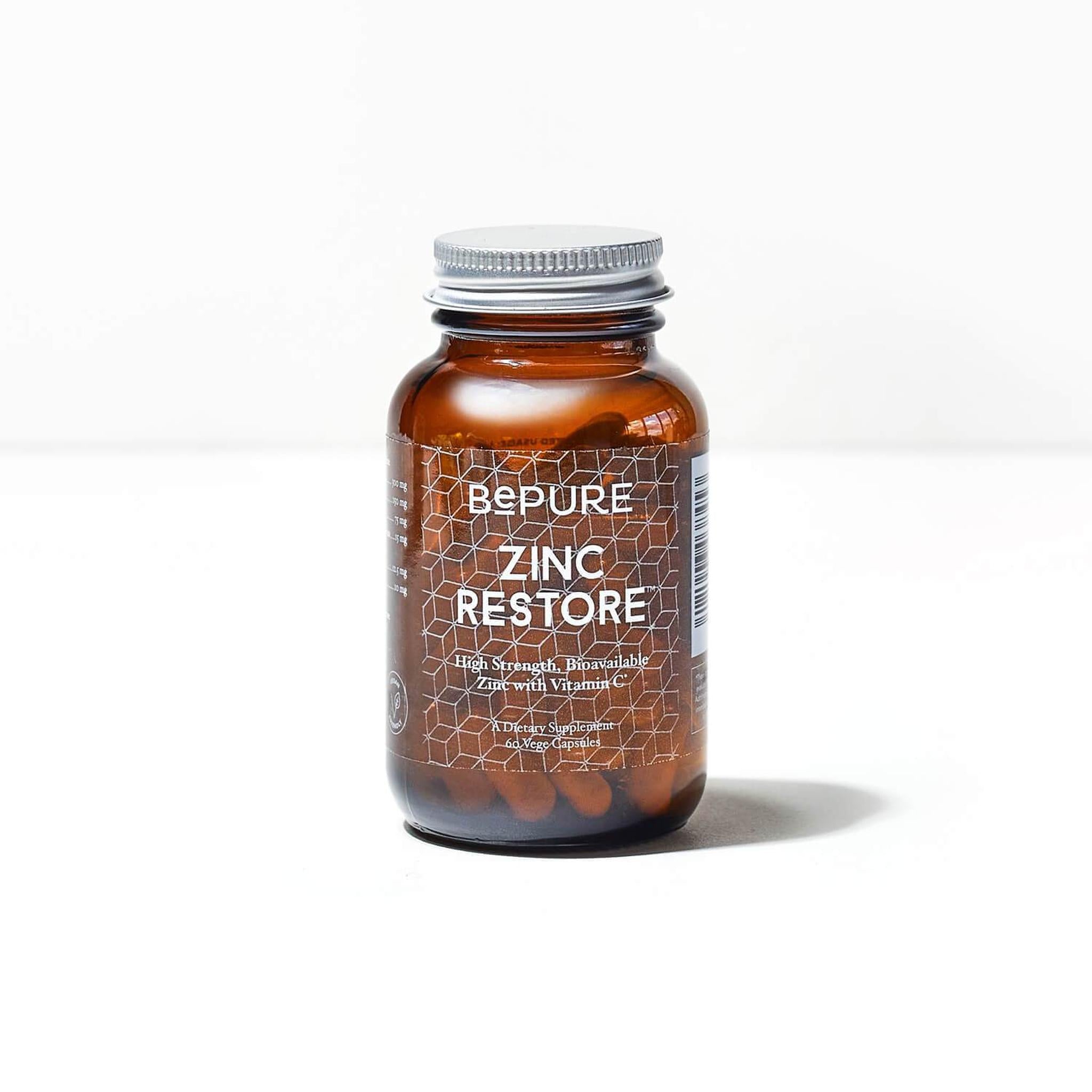 BE PURE ZINC RESTORE 60 CAPS - The Herbal Dispensary Raglan