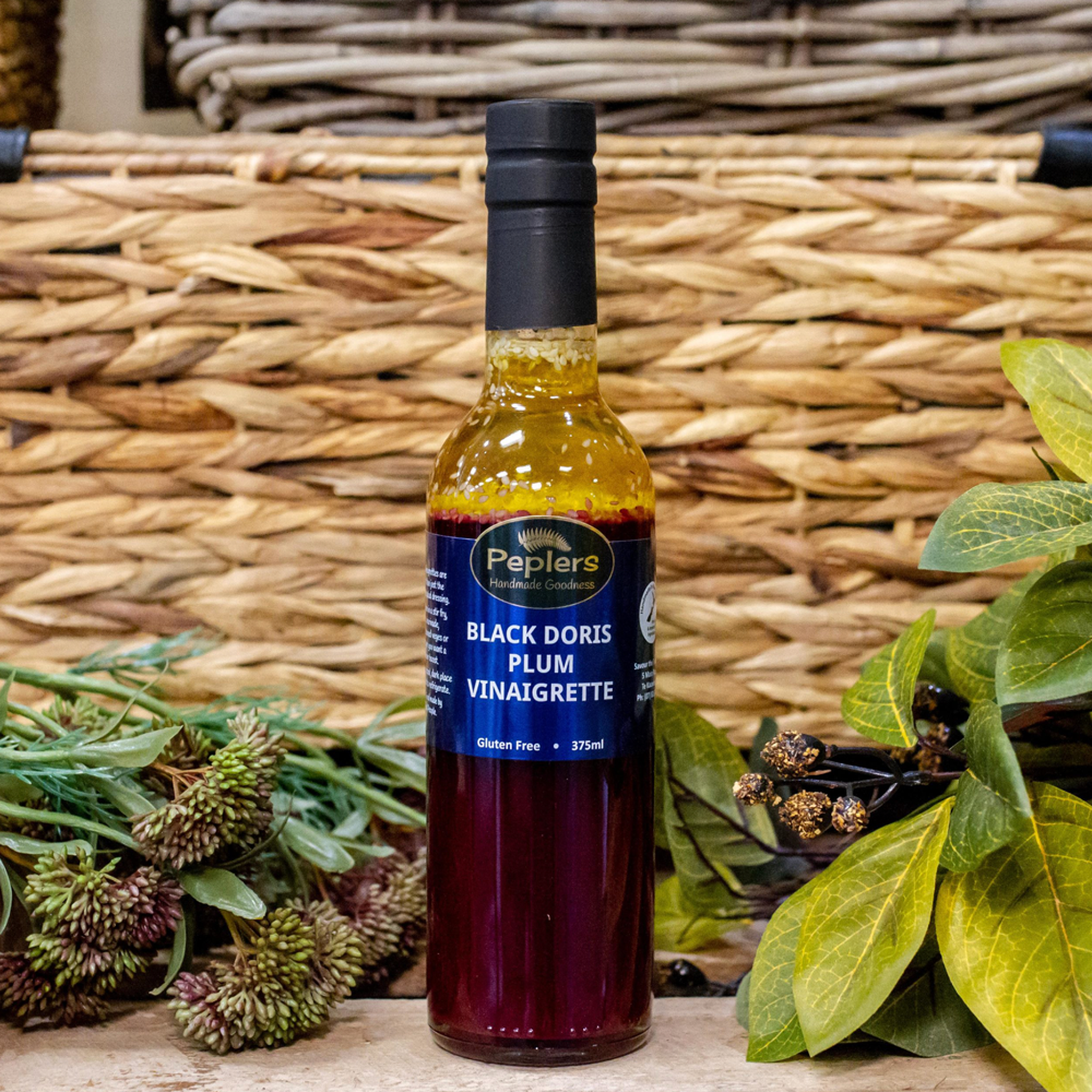 BLACK DORIS PLUM VINAIGRETTE 375ML - The Herbal Dispensary Raglan