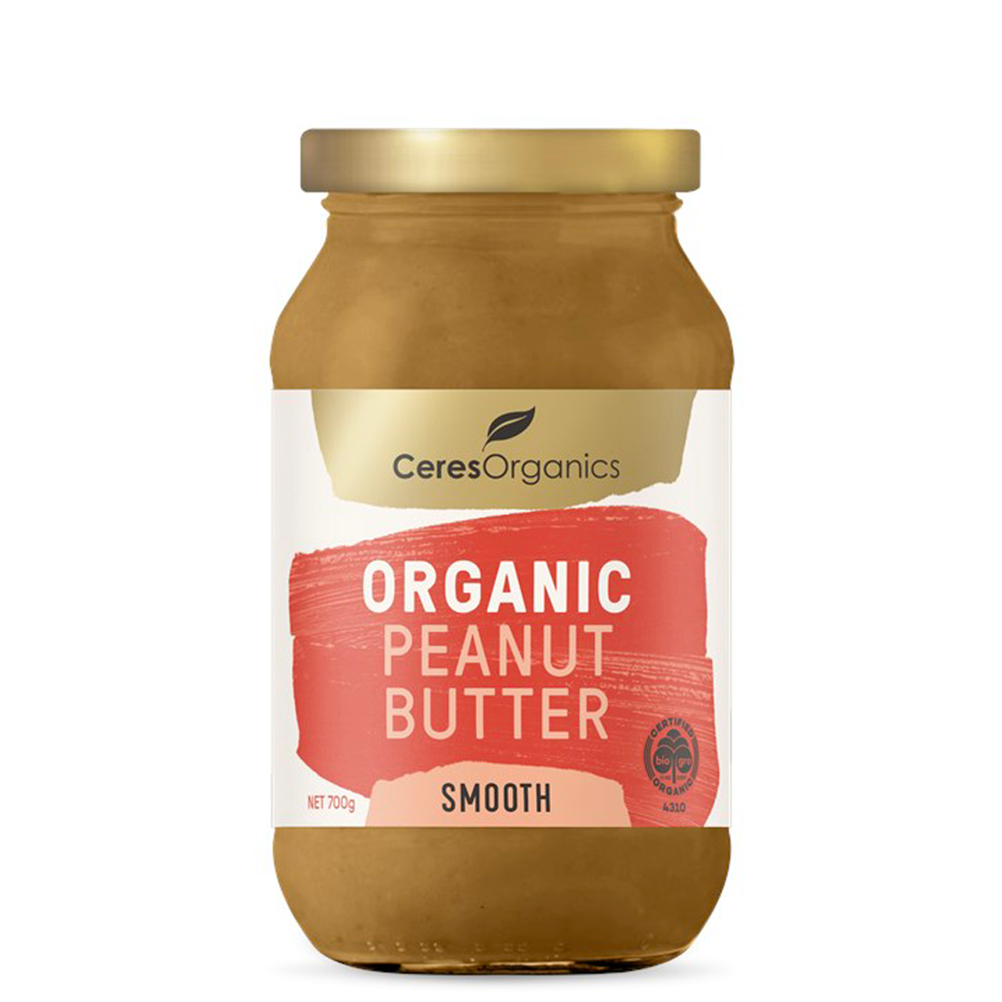 CERES ORGANICS ORGANIC PEANUT BUTTER SMOOTH 700G - The Herbal Dispensary Raglan