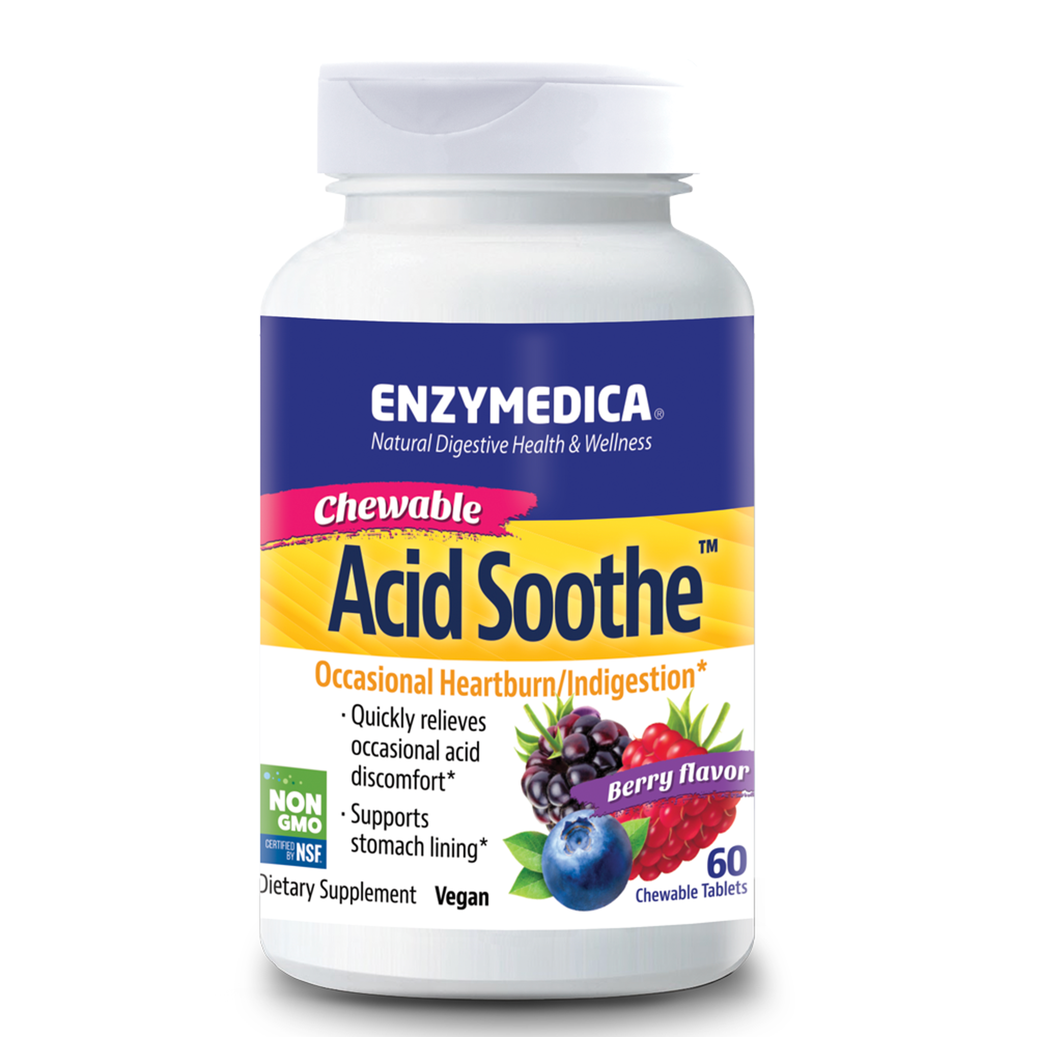 ENZYMEDICA ACID SOOTHE CHEWS - The Herbal Dispensary Raglan