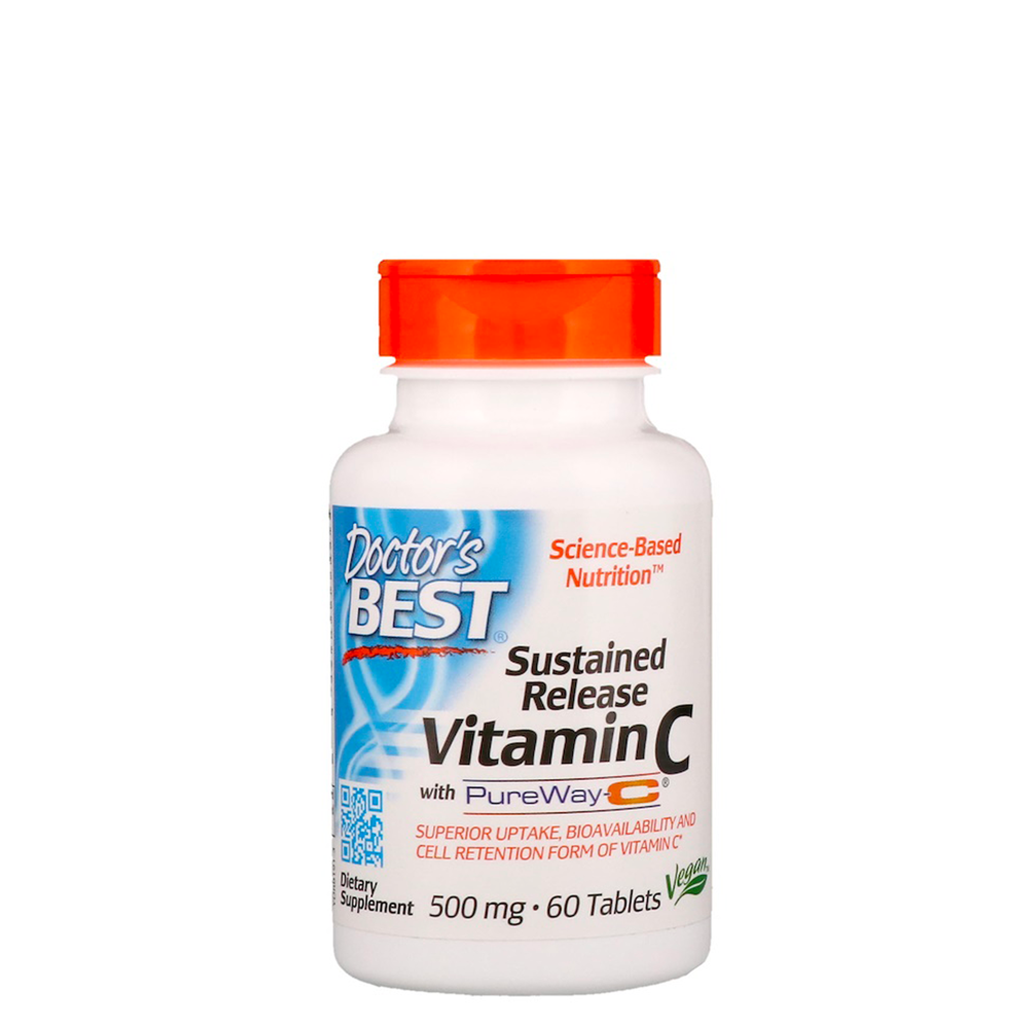 DOCTOR'S BEST SUSTAINED RELEASE VITAMIN C 60 TABS - The Herbal Dispensary Raglan