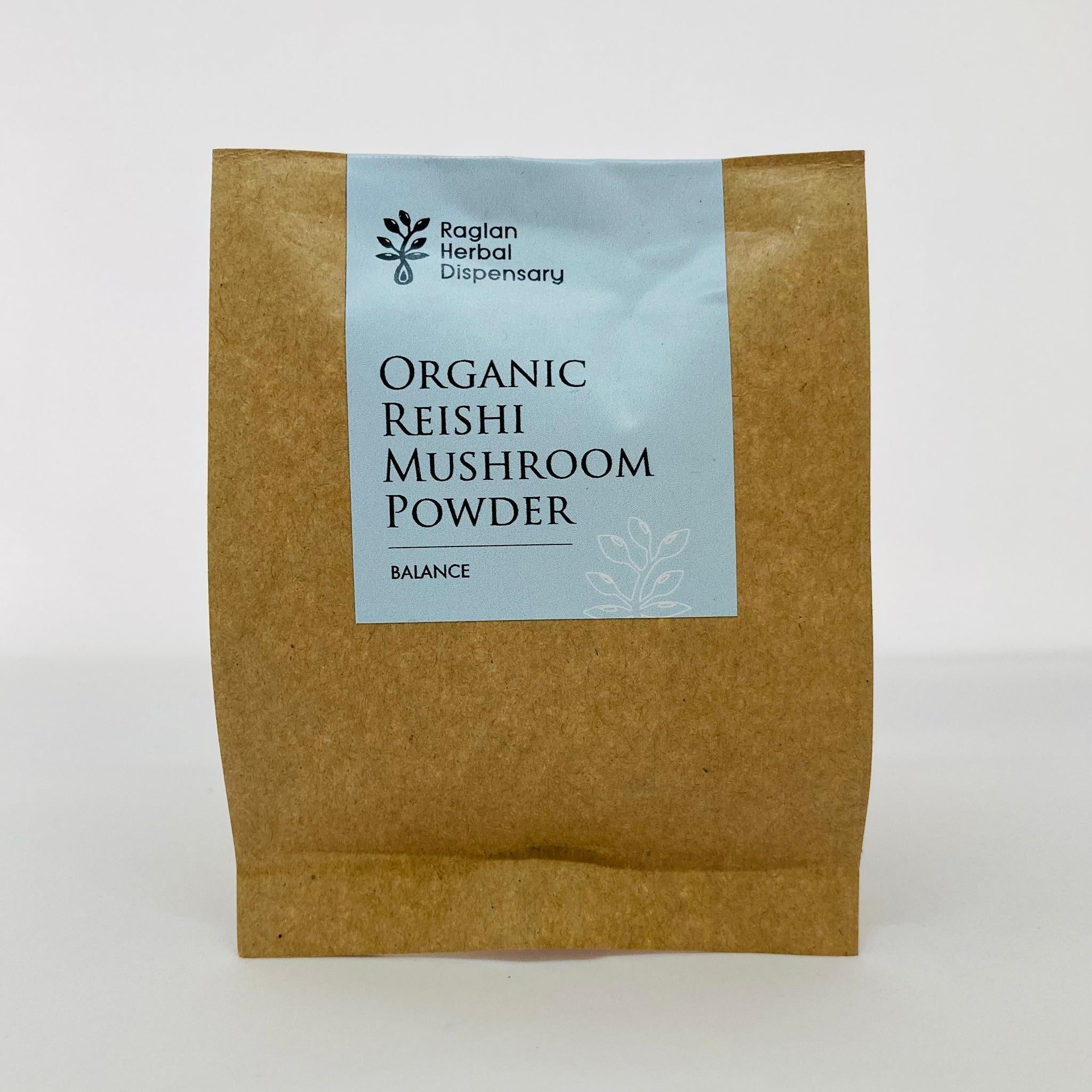 ORGANIC REISHI MUSHROOM POWDER 40G - The Herbal Dispensary Raglan