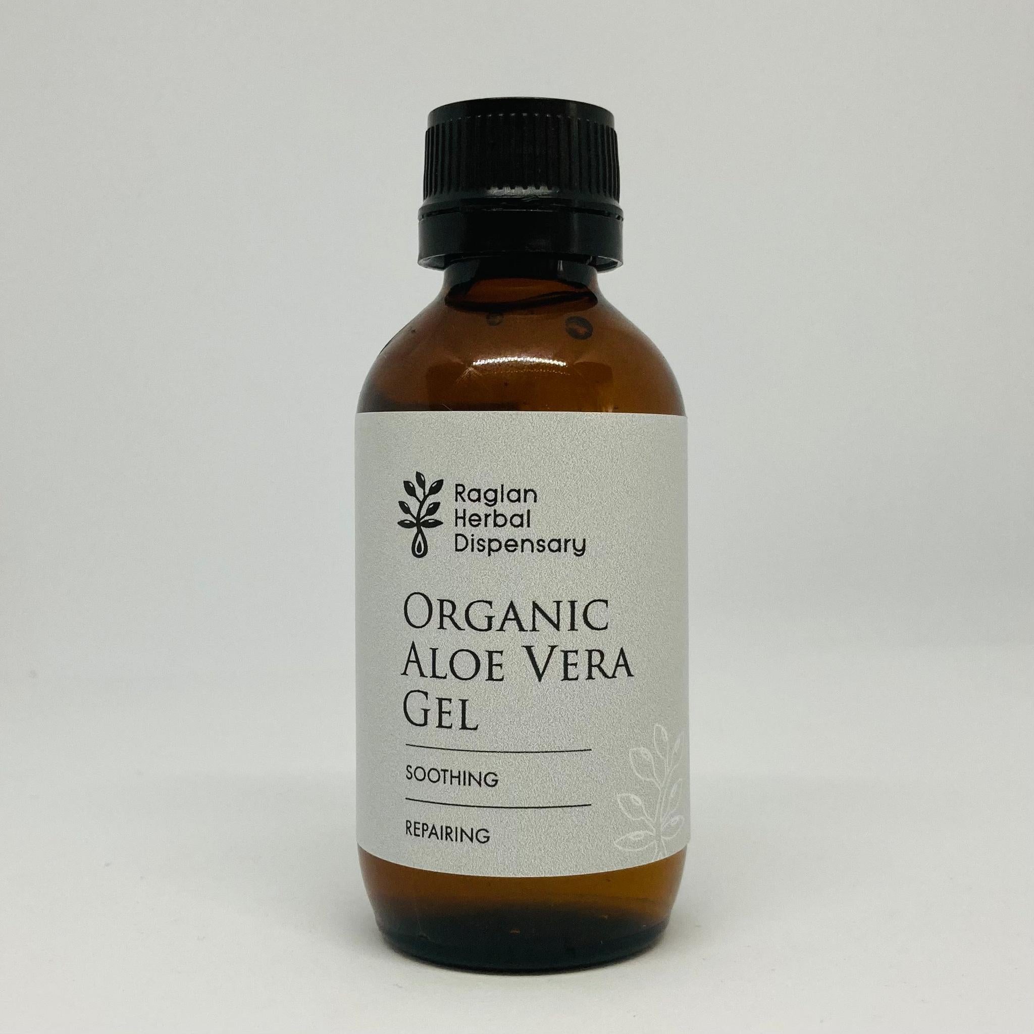 HERBAL DISPENSARY ORGANIC ALOE VERA 100mL - The Herbal Dispensary Raglan