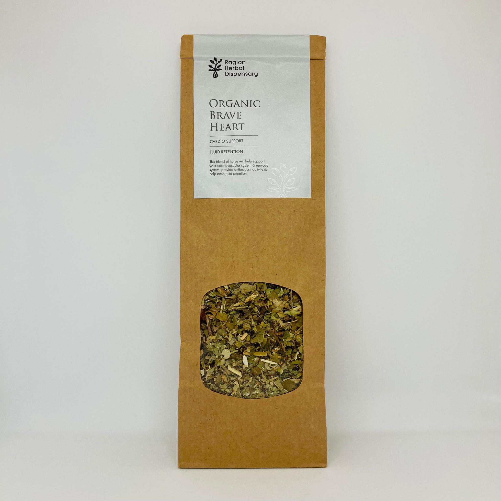 ORGANIC BRAVE HEART HERBAL TEA BLEND - The Herbal Dispensary Raglan