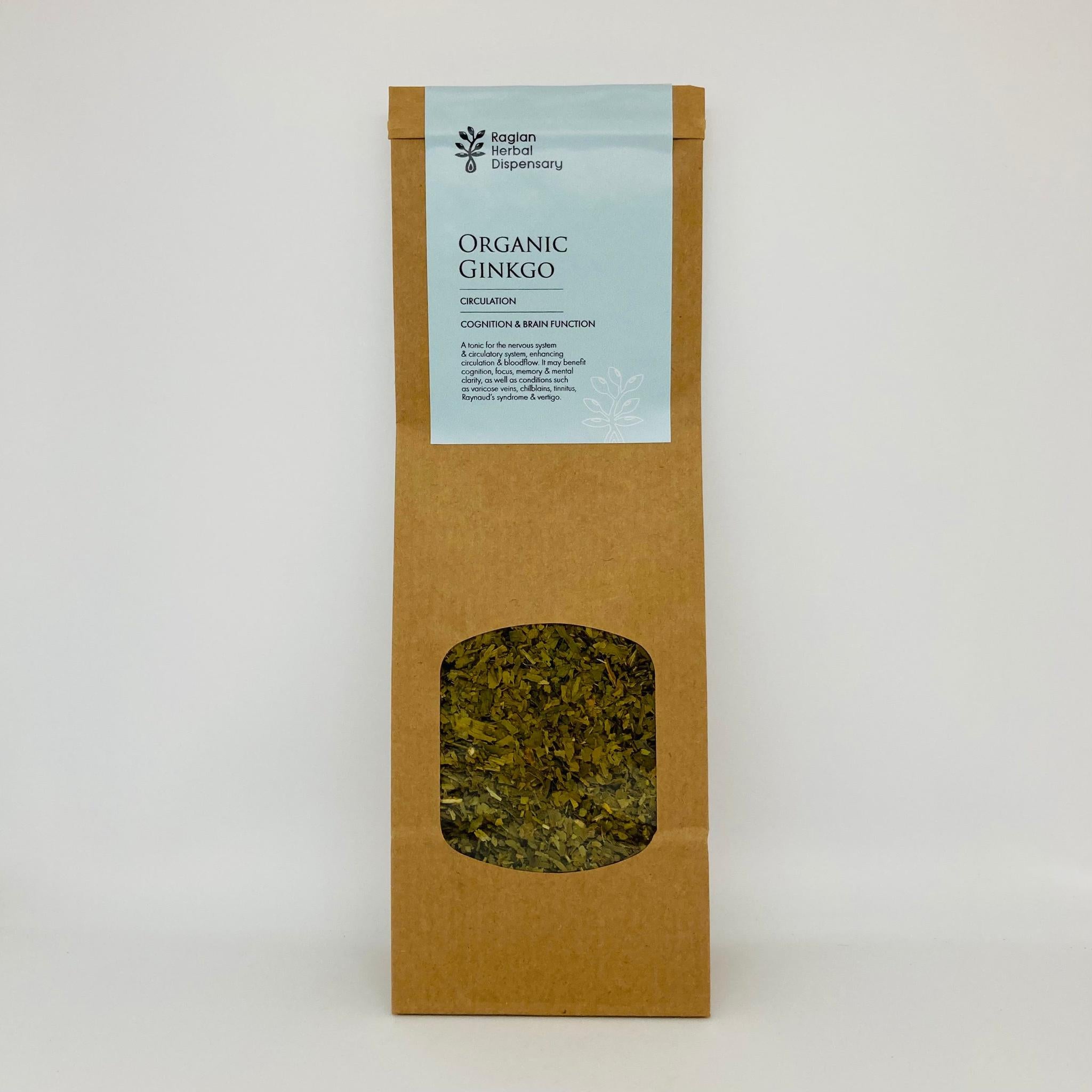 ORGANIC GINKGO HERBAL TEA - The Herbal Dispensary Raglan