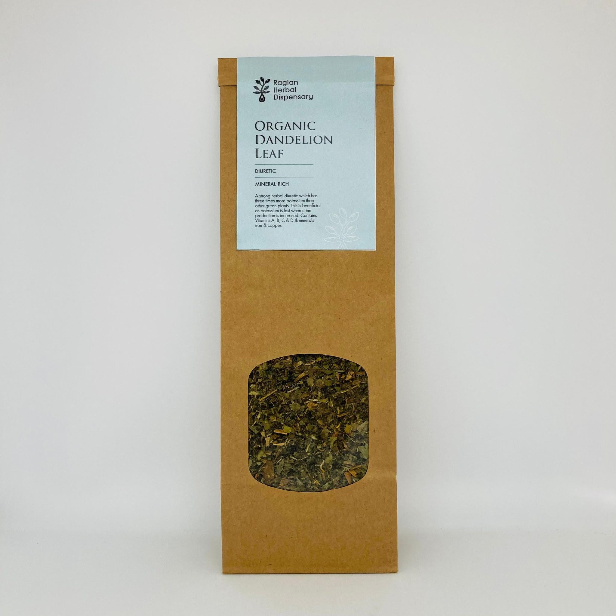 ORGANIC DANDELION LEAF HERBAL TEA - The Herbal Dispensary Raglan