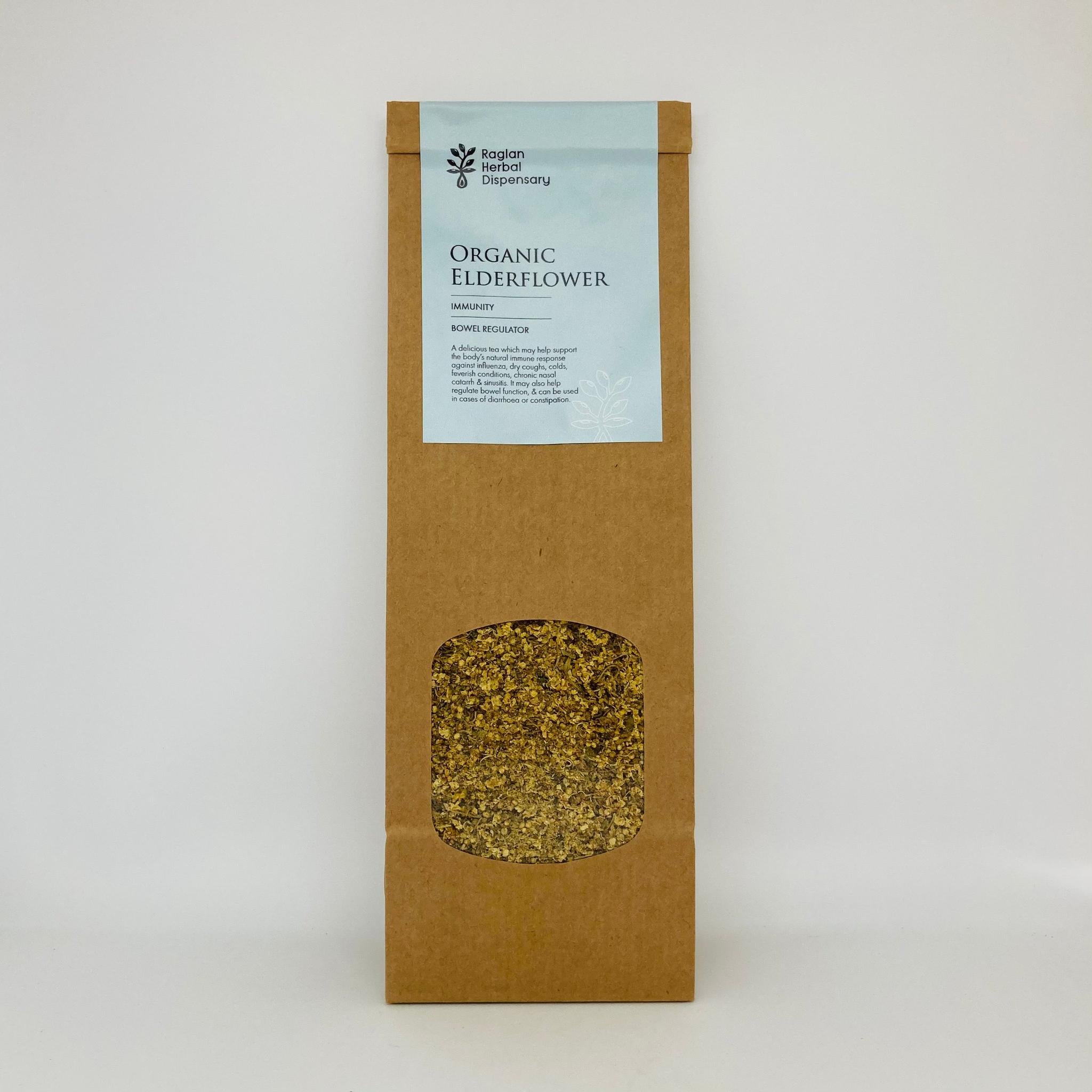 ORGANIC ELDERFLOWER HERBAL TEA - The Herbal Dispensary Raglan