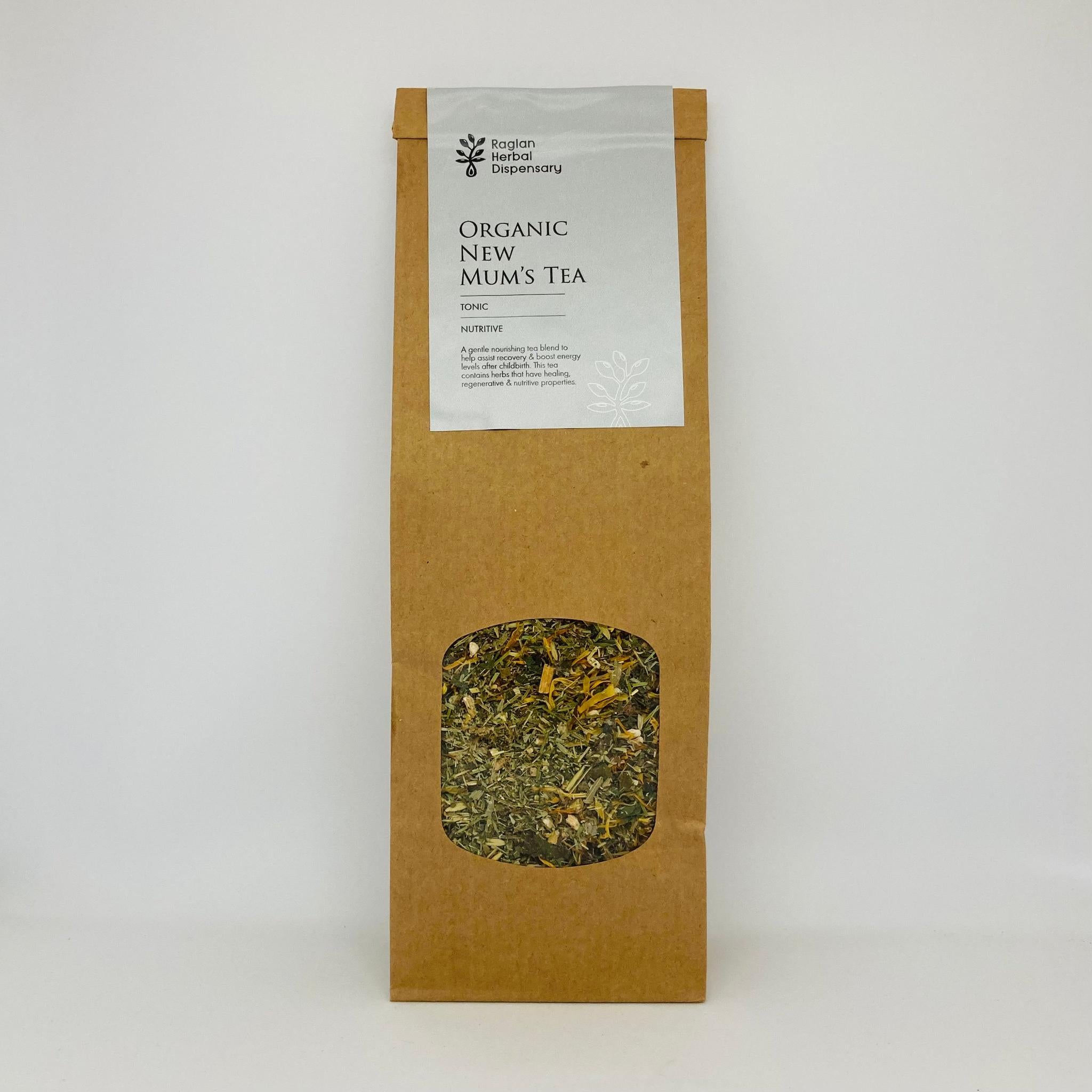 ORGANIC NEW MUM HERBAL TEA BLEND - The Herbal Dispensary Raglan
