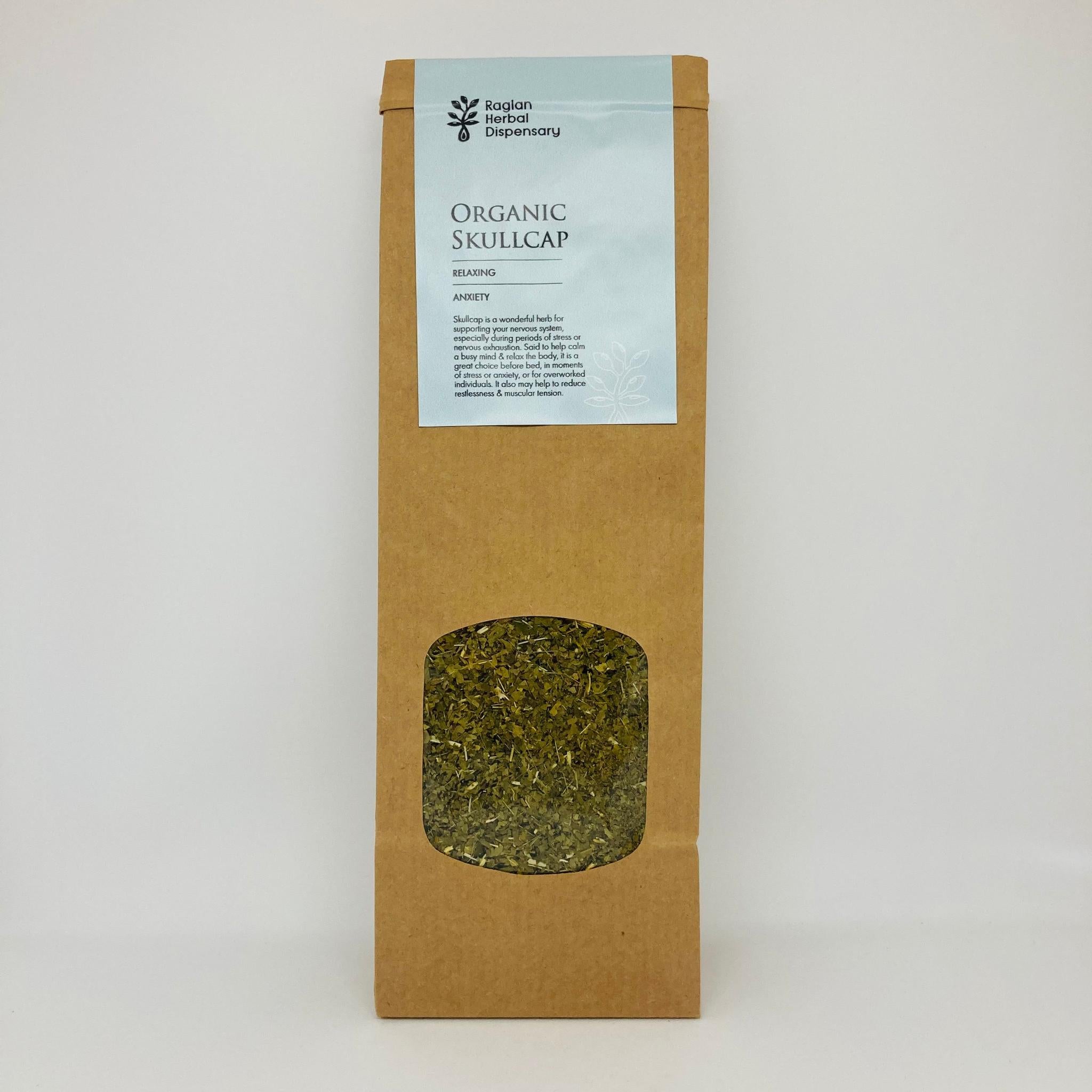 ORGANIC SKULLCAP HERBAL TEA - The Herbal Dispensary Raglan