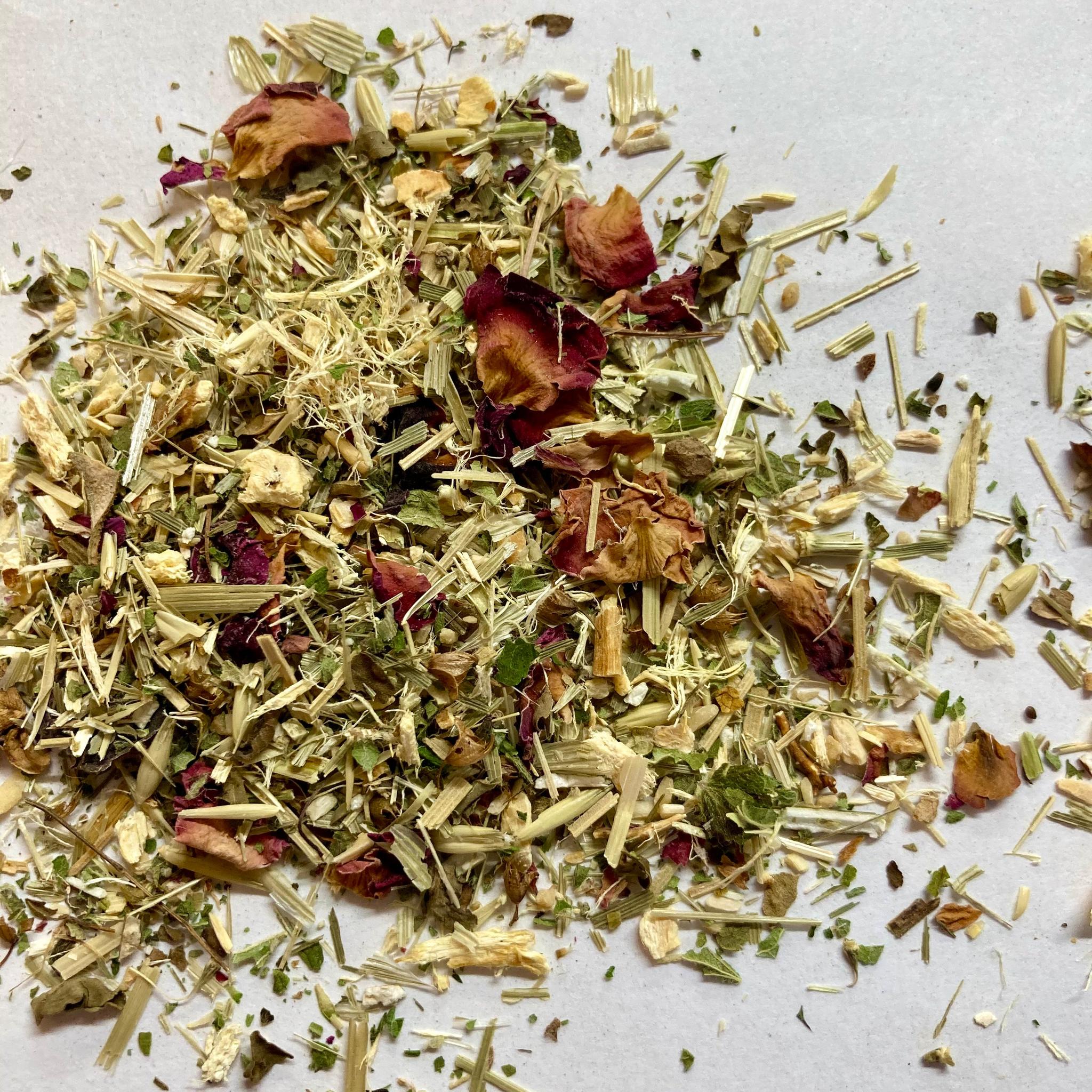 ORGANIC FEMALE SPIRIT HERBAL TEA BLEND - The Herbal Dispensary Raglan