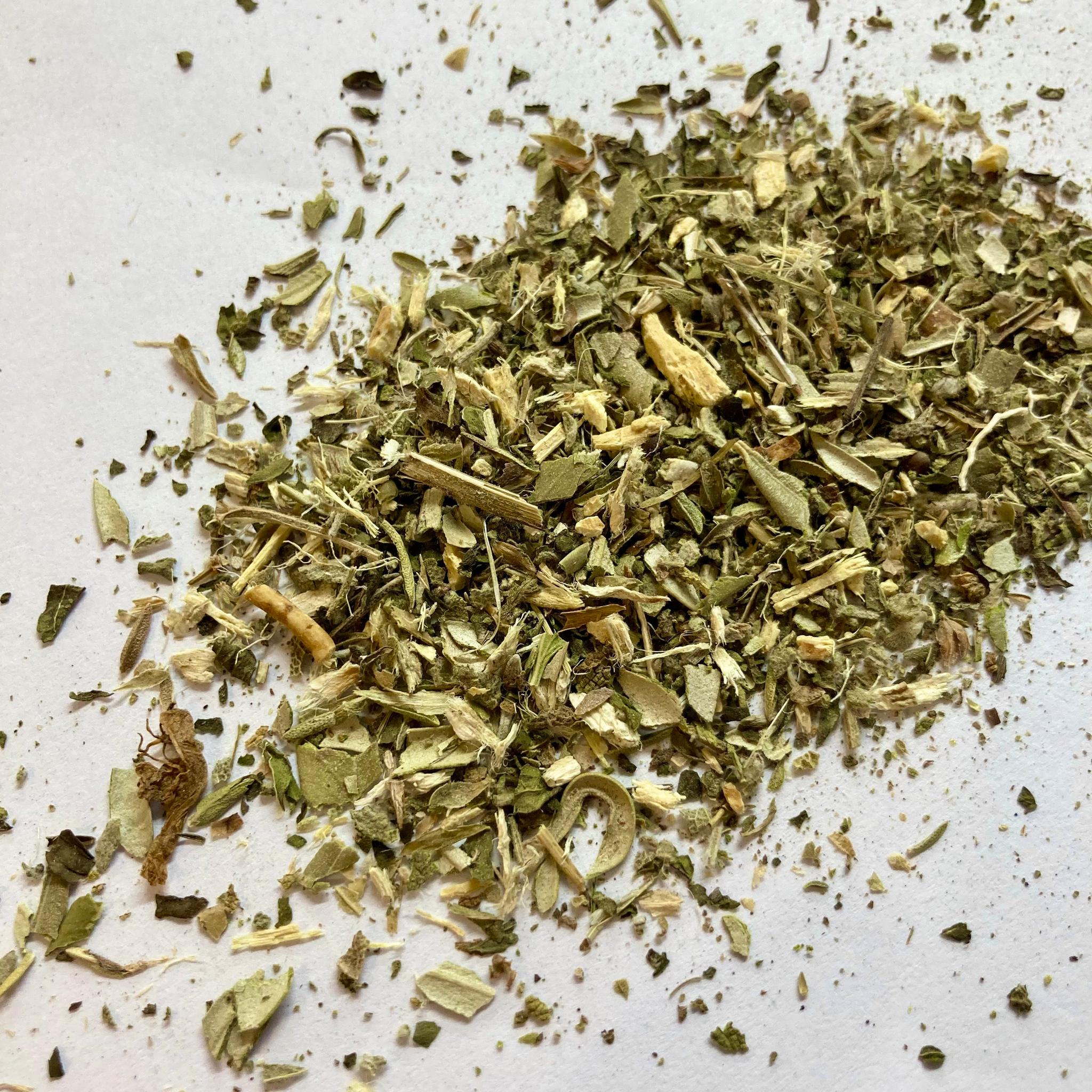 ORGANIC THROAT EASE HERBAL TEA BLEND - The Herbal Dispensary Raglan