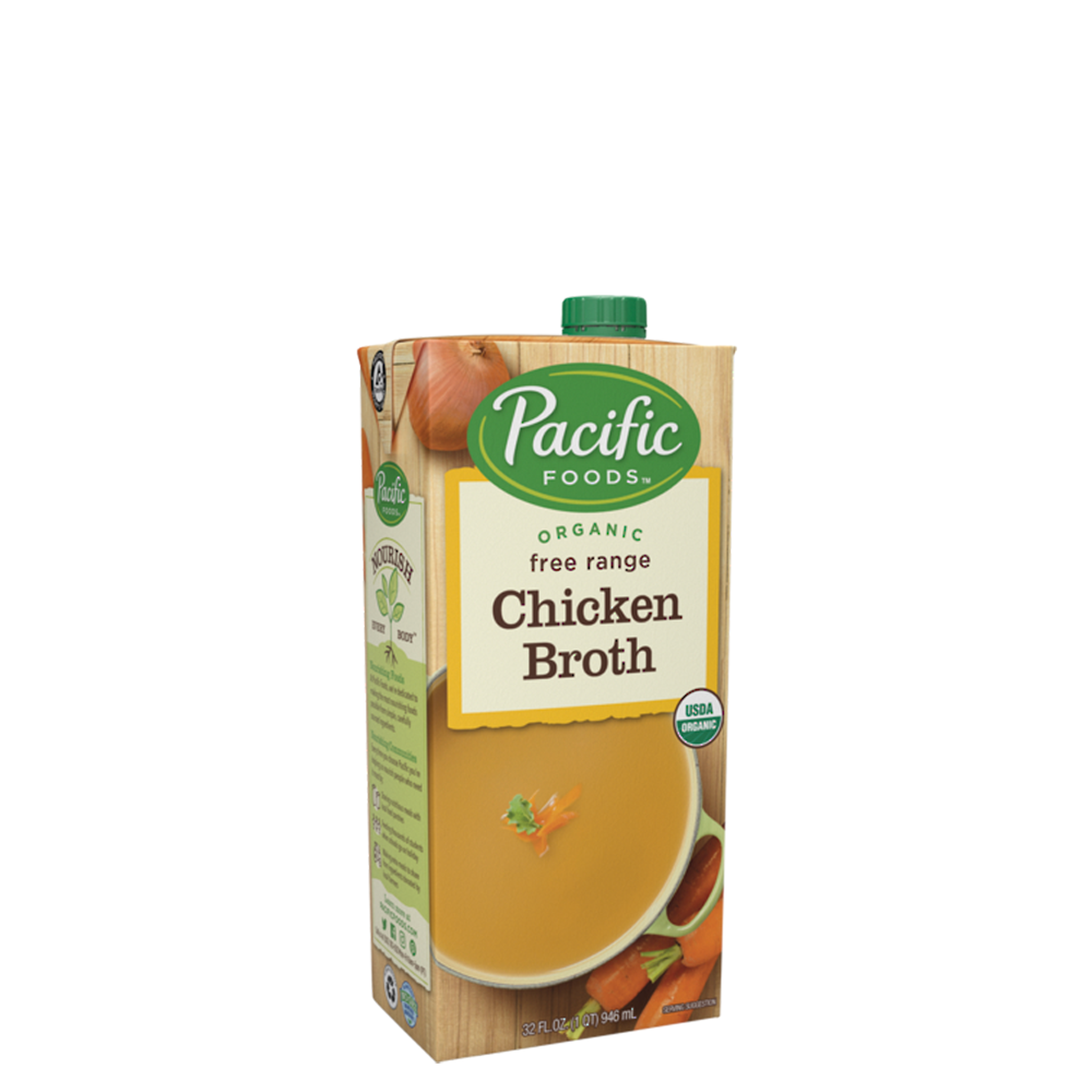 CHICKEN BROTH FREE RANGE ORGANIC 946ML - The Herbal Dispensary Raglan