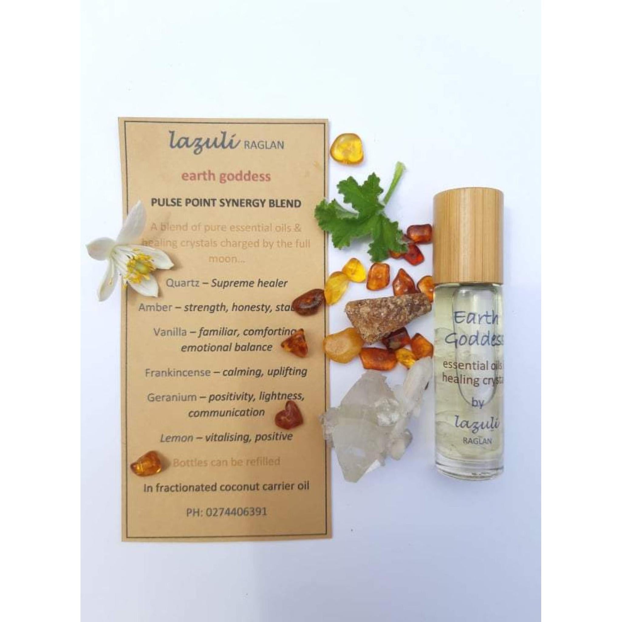 LAZULI RAGLAN PULSE POINT SYNERGY BLENDS 10ML - The Herbal Dispensary Raglan