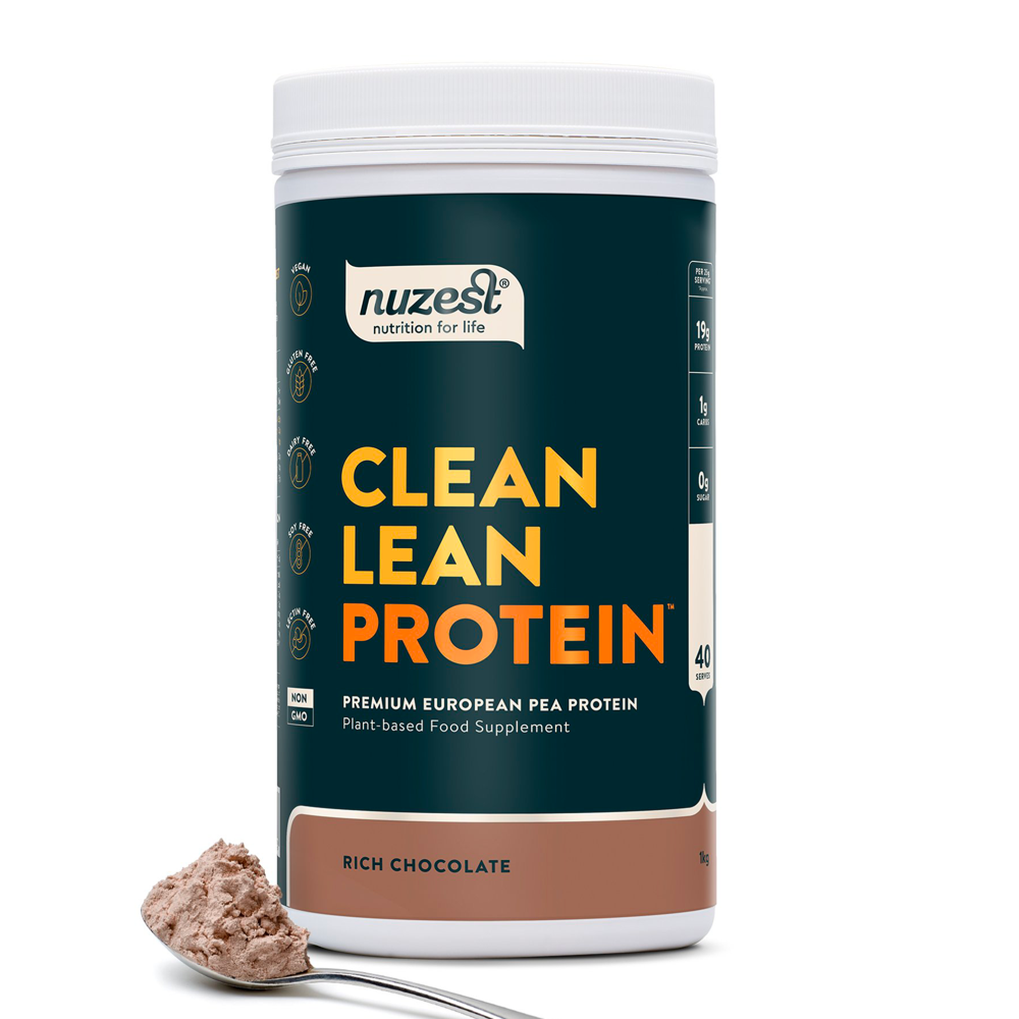 NUZEST CLEAN LEAN PROTEIN CHOCOLATE - The Herbal Dispensary Raglan