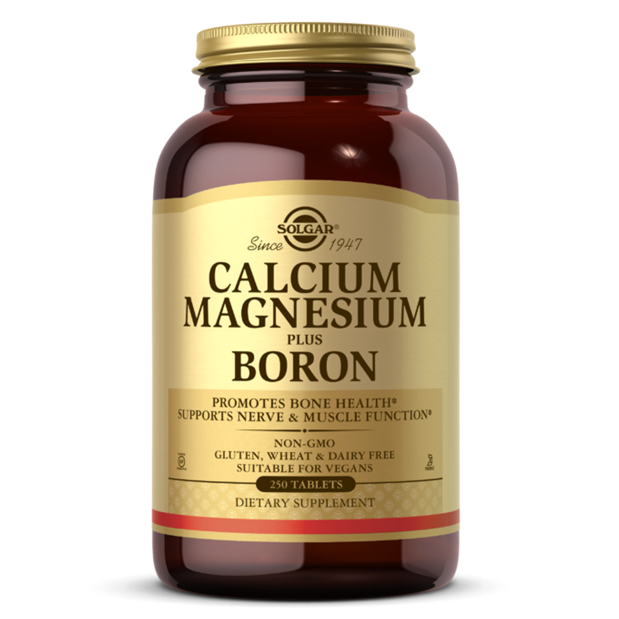 SOLGAR CALCIUM MAGNESIUM PLUS BORON TABLETS - The Herbal Dispensary Raglan