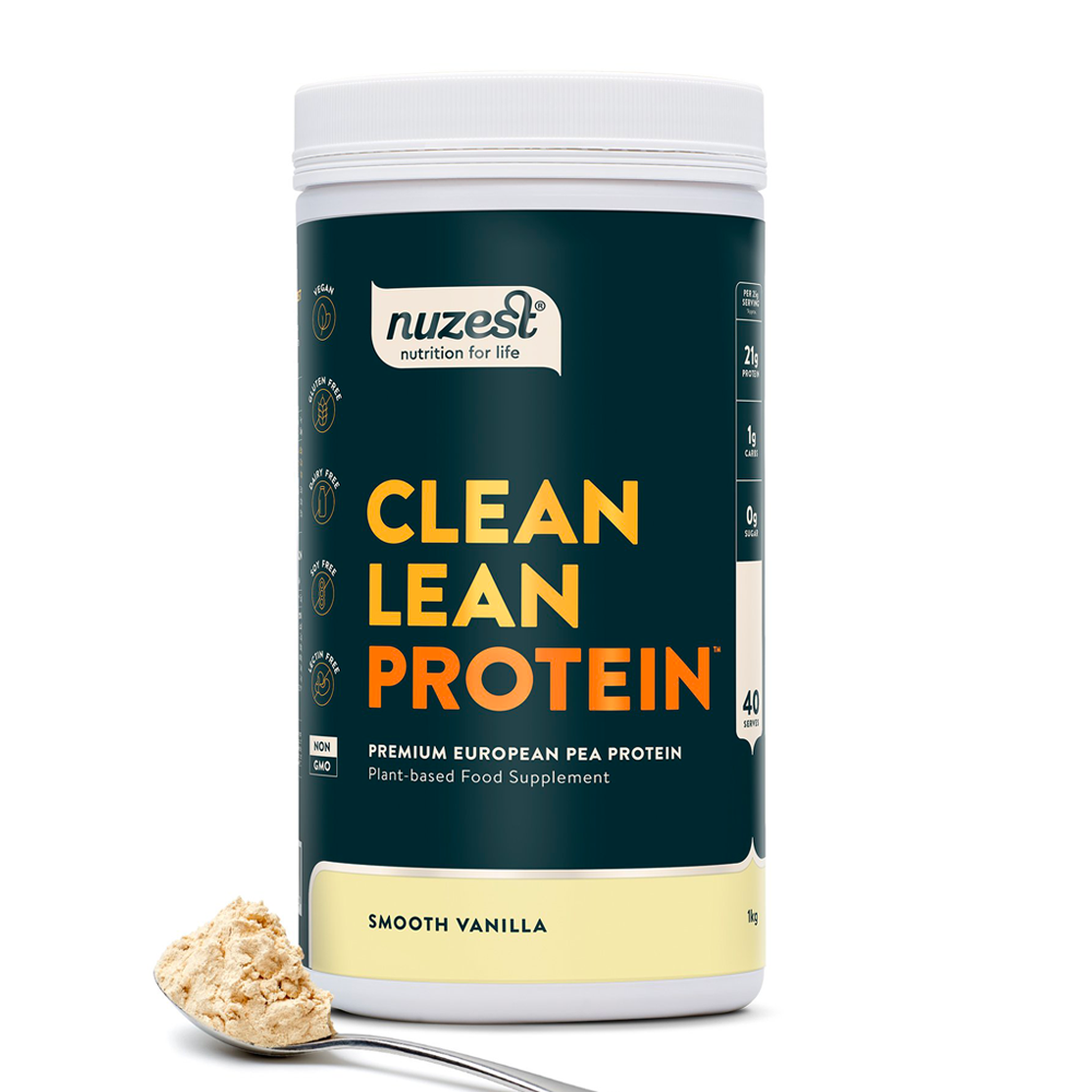 NUZEST CLEAN LEAN PROTEIN SMOOTH VANILLA - The Herbal Dispensary Raglan
