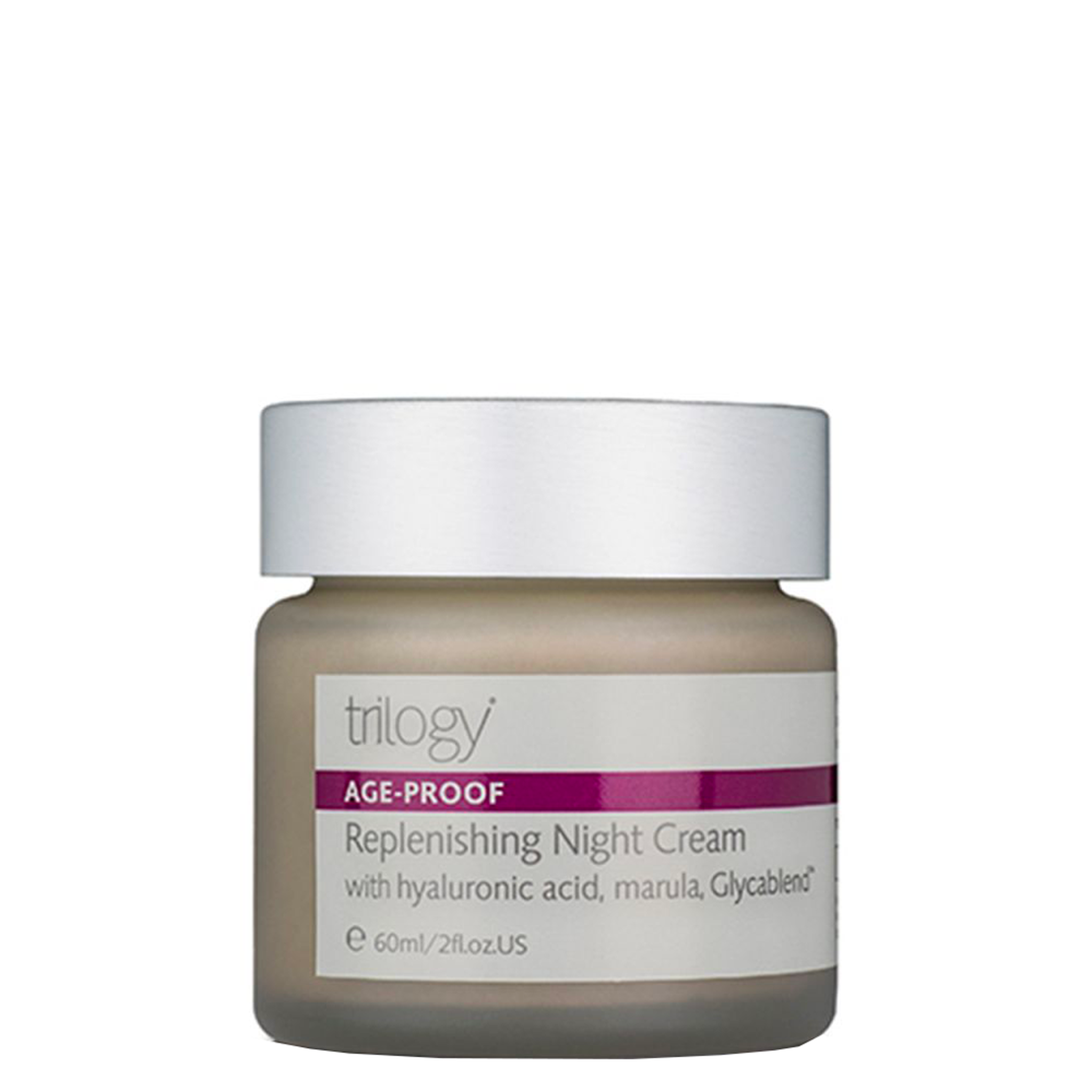 TRILOGY AGE PROOF REPLENISHING NIGHT CREAM 60ML - The Herbal Dispensary Raglan