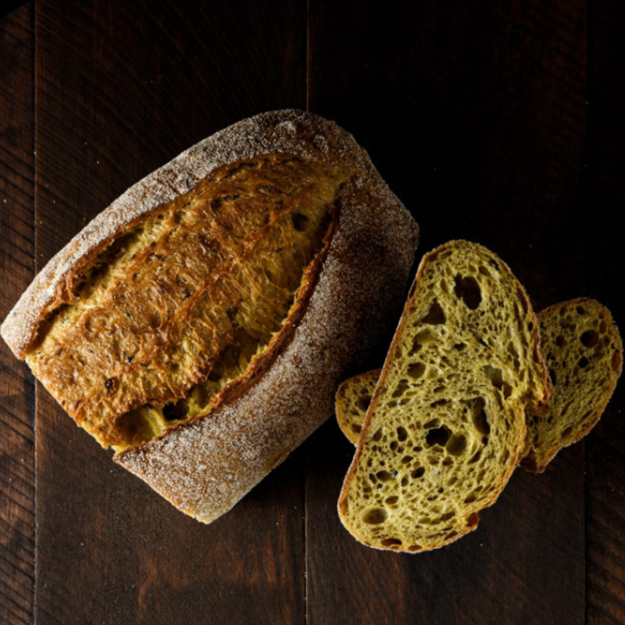VOLARE SOURDOUGH TURMERIC LOAF BREAD - The Herbal Dispensary Raglan