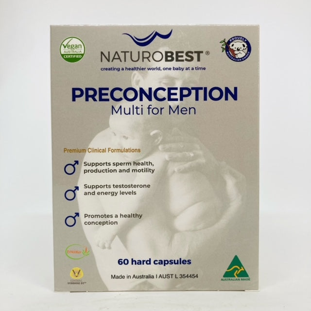 Preconception Multi for Men NaturoBest - The Herbal Dispensary Raglan