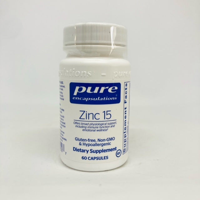 Zinc 15 Pure Encapsulations - The Herbal Dispensary Raglan