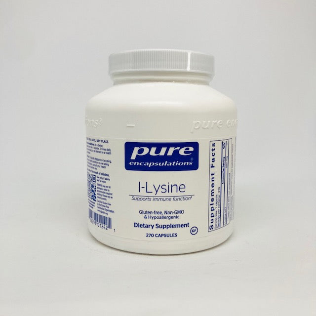 I-Lysine Pure Encapsulations - The Herbal Dispensary Raglan