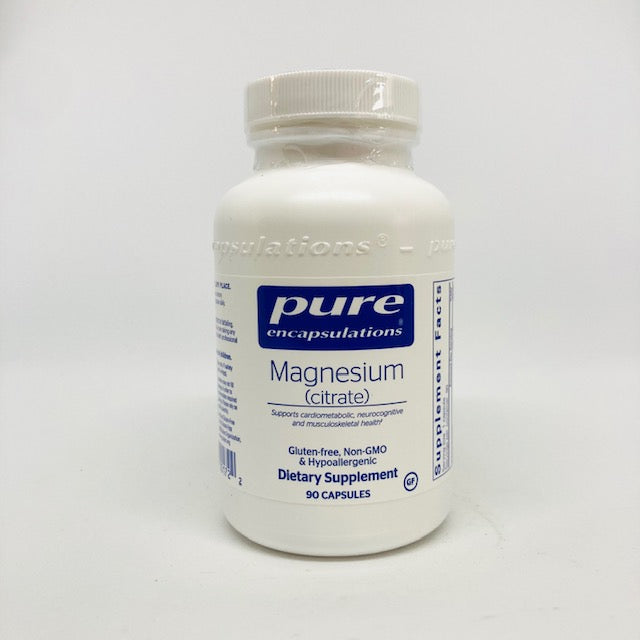 Magnesium Citrate Pure Encapsulations - The Herbal Dispensary Raglan