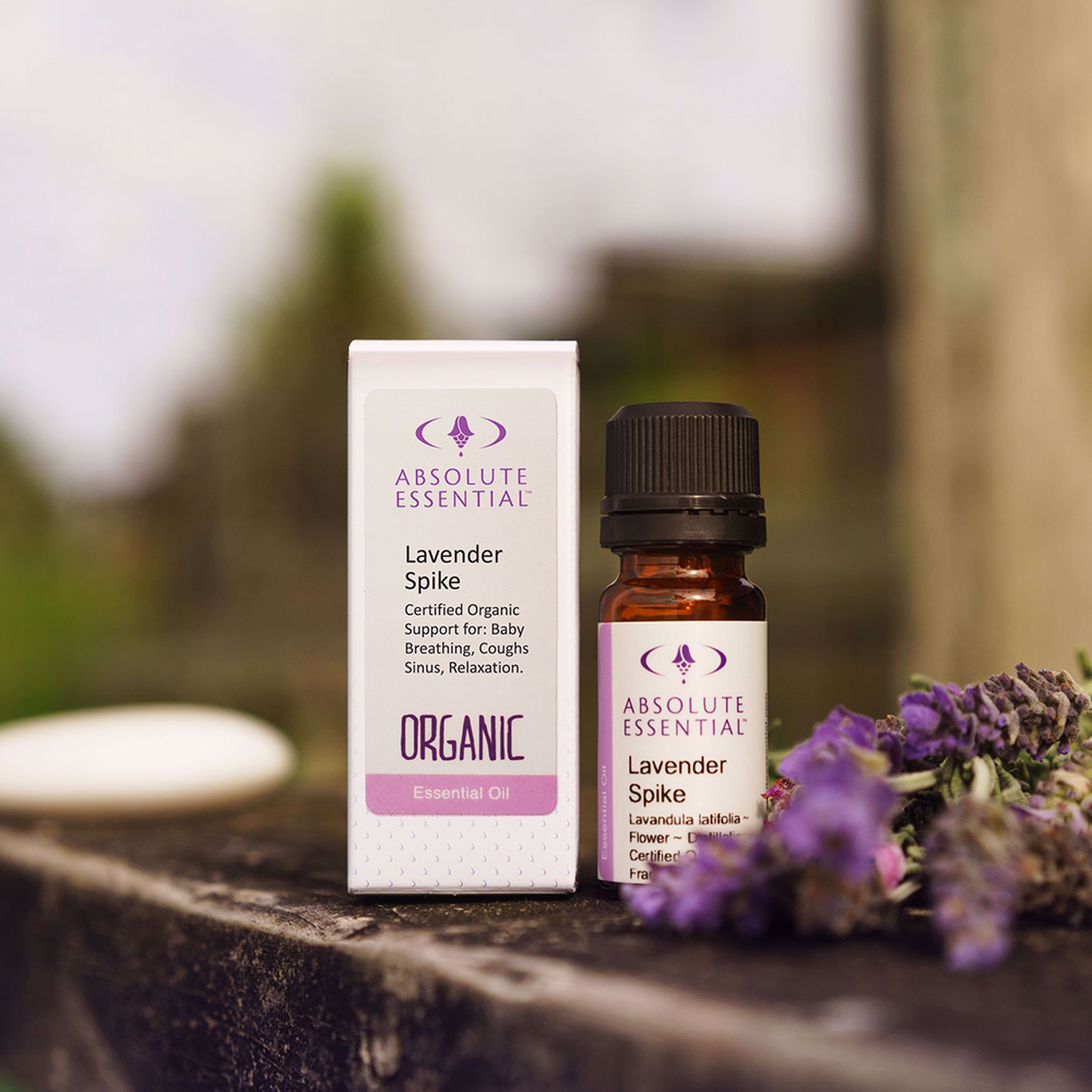 ABSOLUTE ESSENTIALS ORGANIC LAVENDER SPIKE 10ML - The Herbal Dispensary Raglan