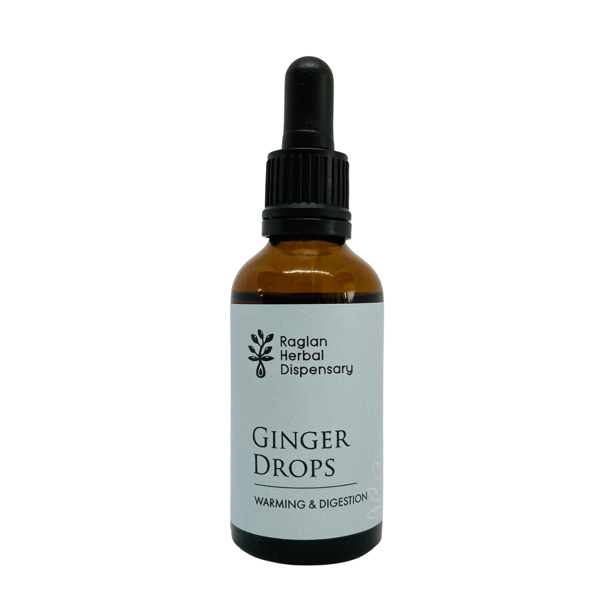HERBAL DISPENSARY GINGER DROPS TONIC BOTTLE