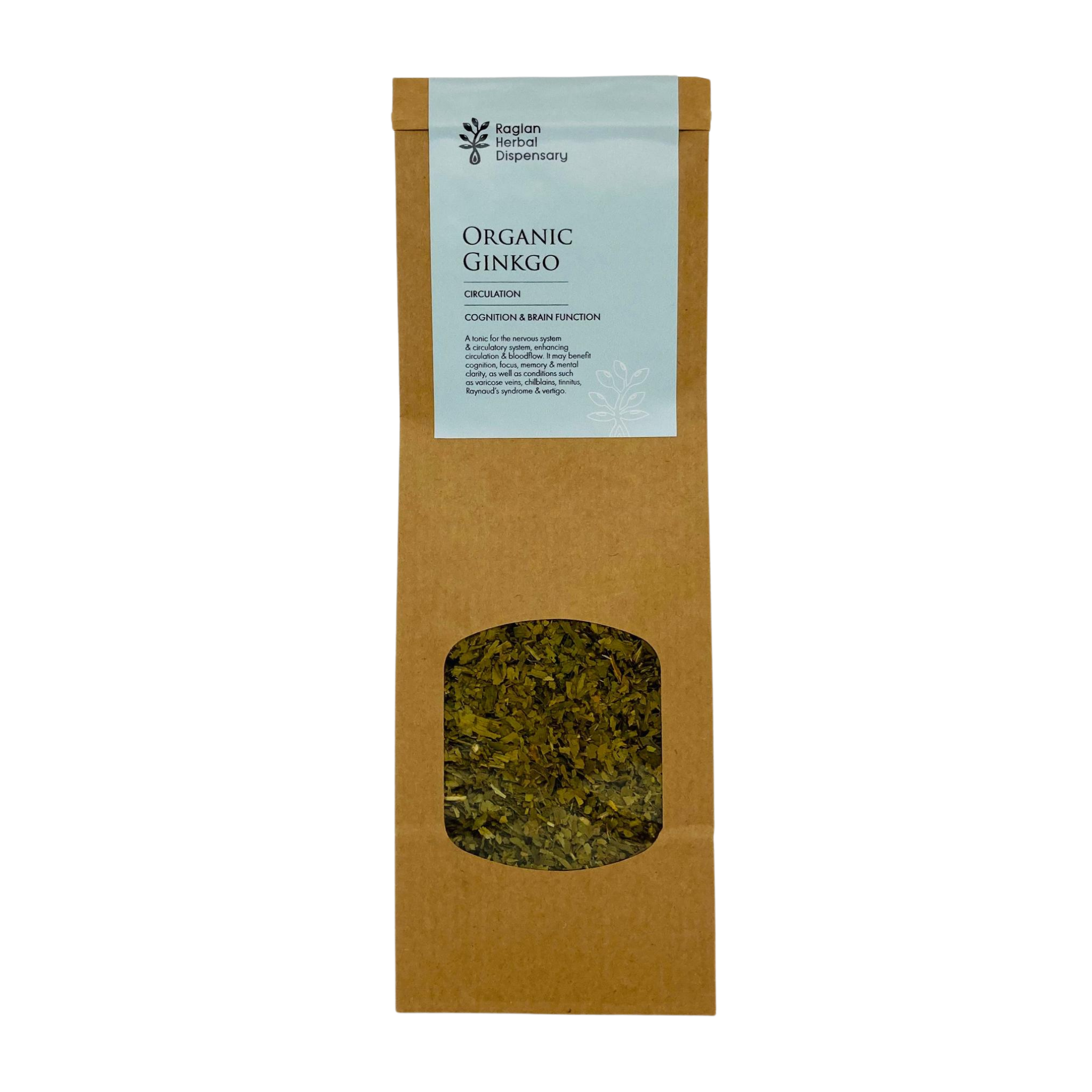 Organic Ginkgo Herbal Tea Circulation and Cognition