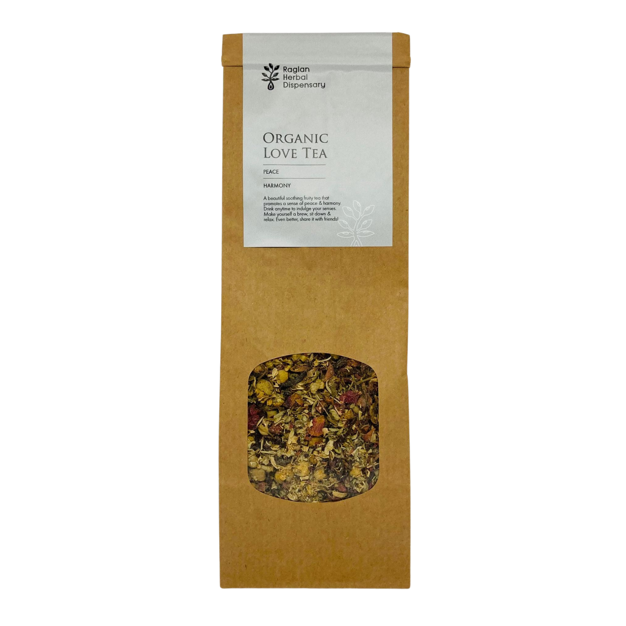 Organic Love Herbal Tea Blend for Peace and Harmony