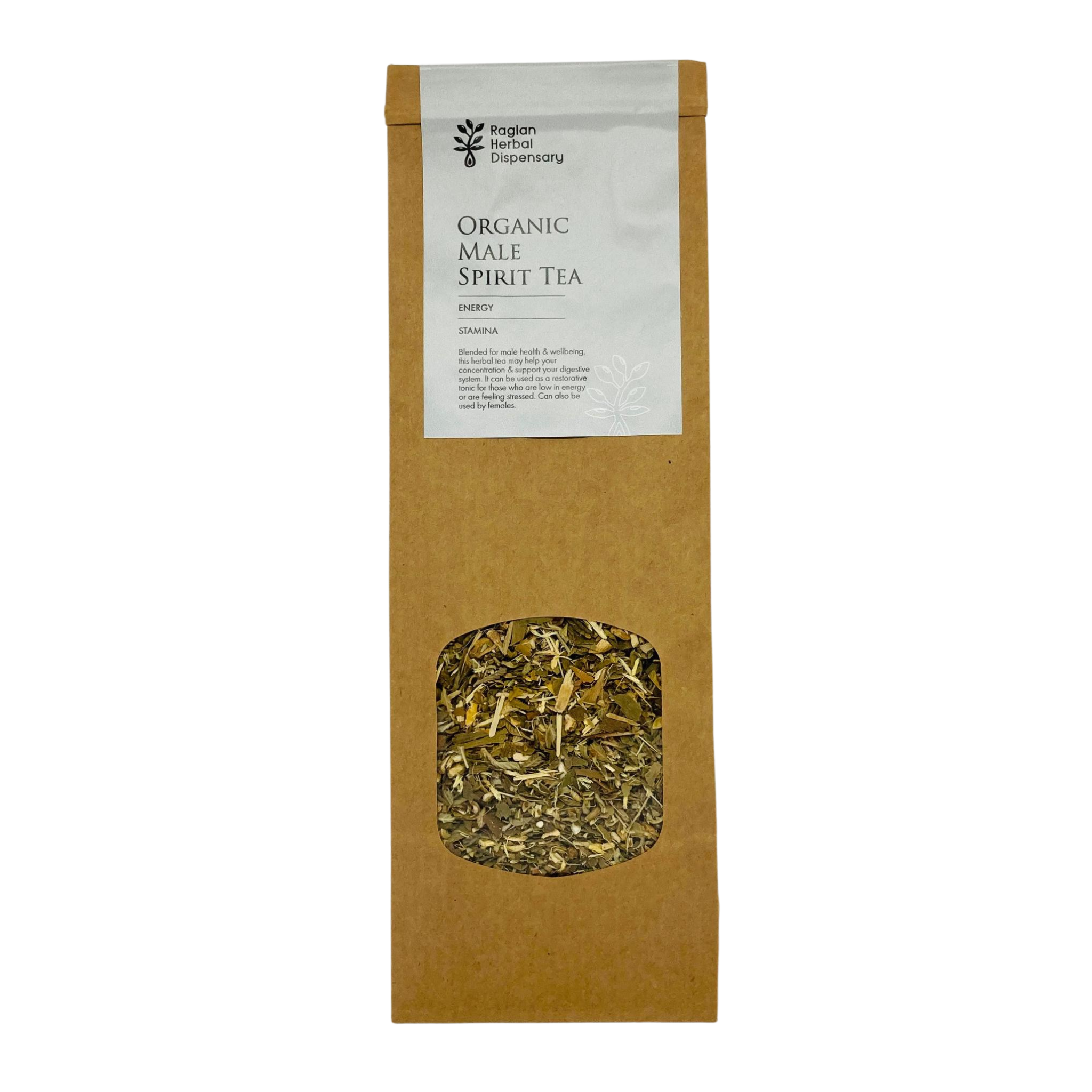 Organic Male Spirit Tea for Energy, Focus and Vitality