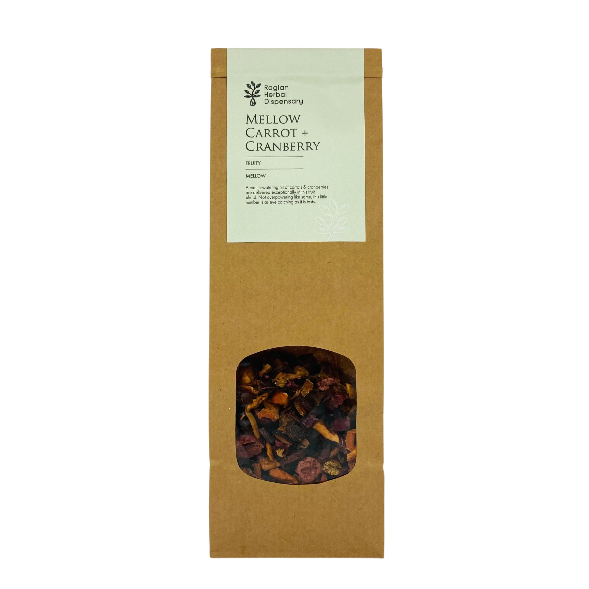 Mellow Carrot and Cranberry Fruit Tea Blend Fruity and Vitamin C Rich