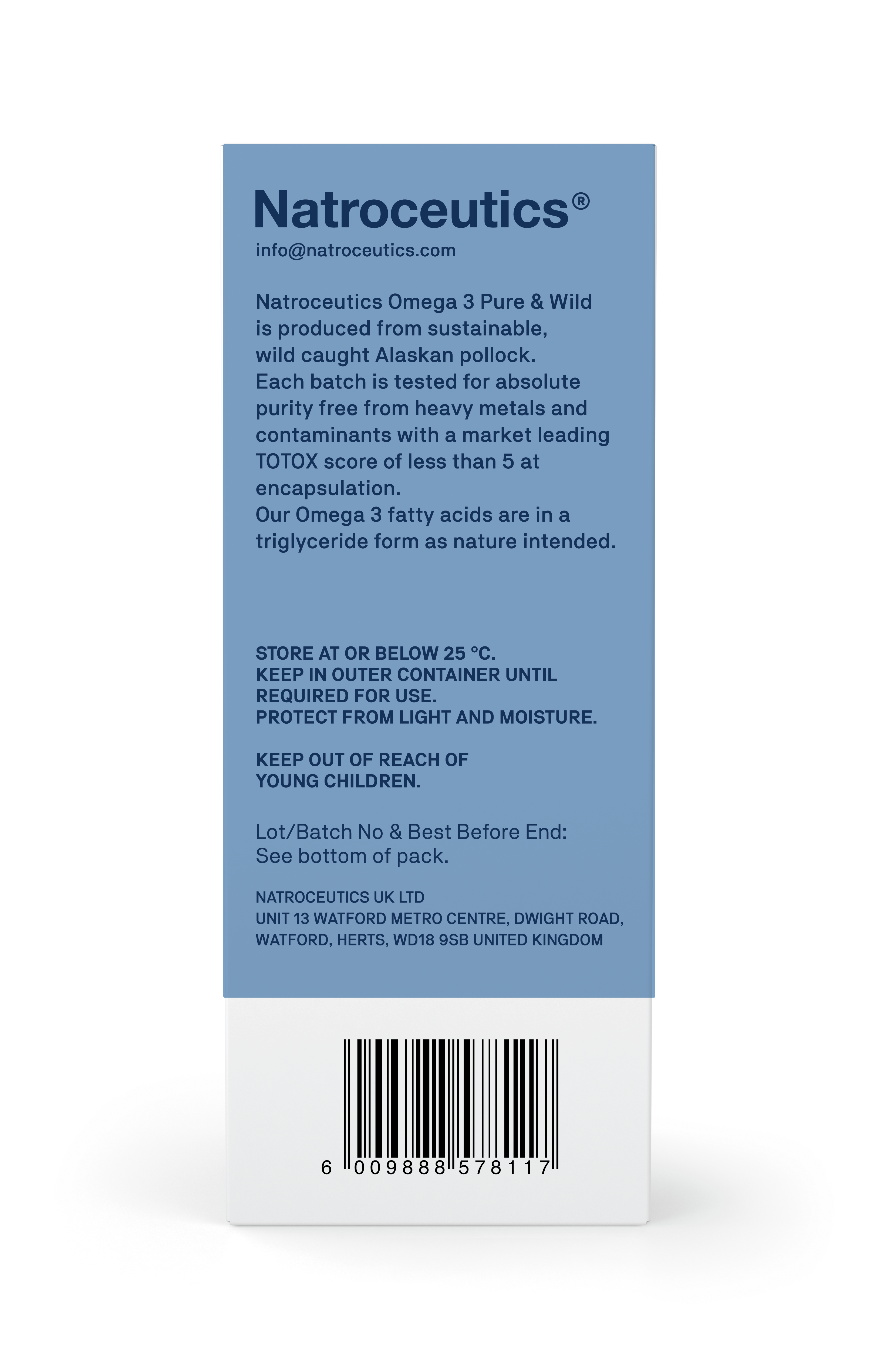 Omega 3 Pure & Wild Triglyceride  Form | Natroceutics