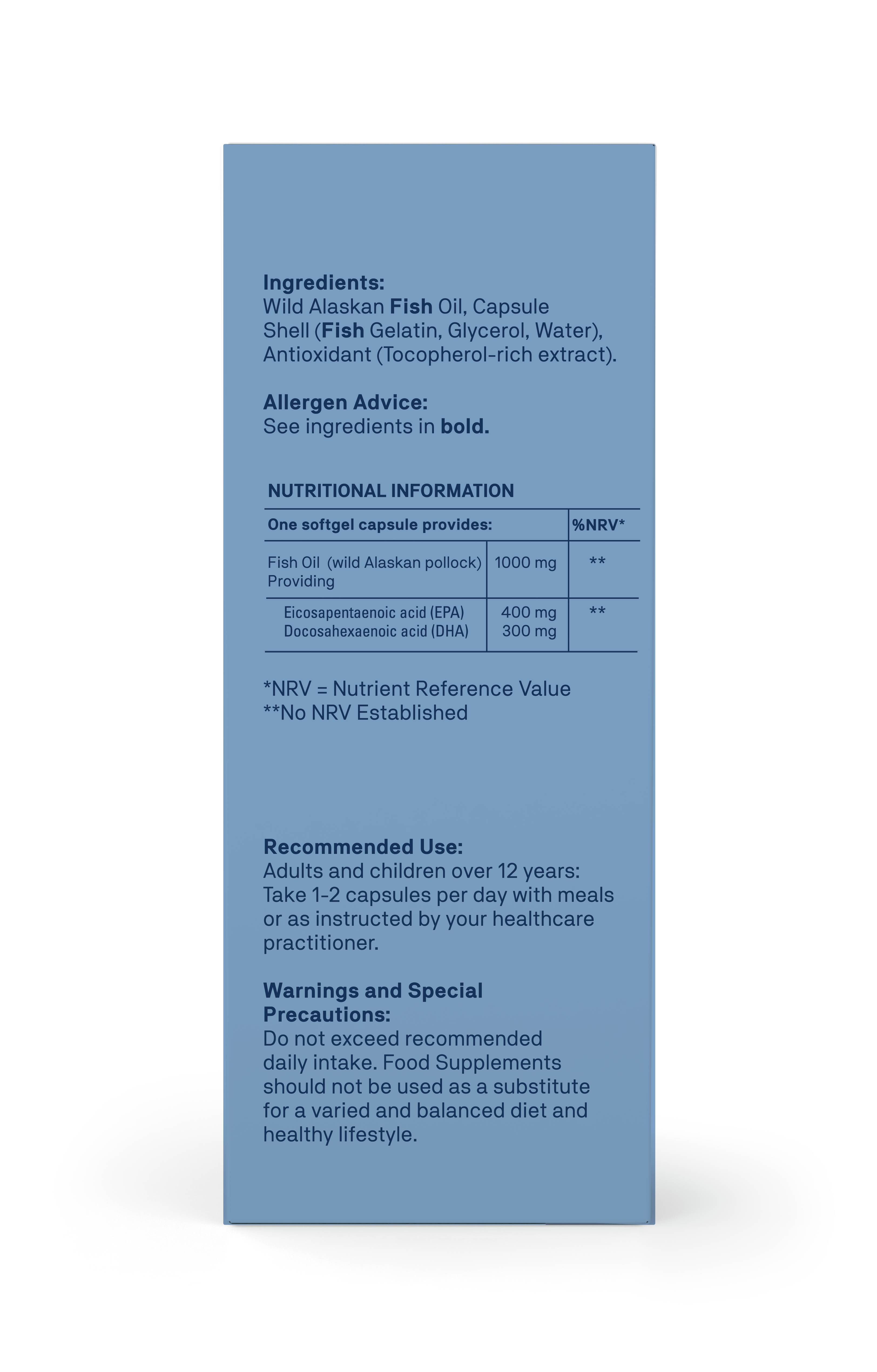 Omega 3 Pure & Wild Triglyceride  Form | Natroceutics