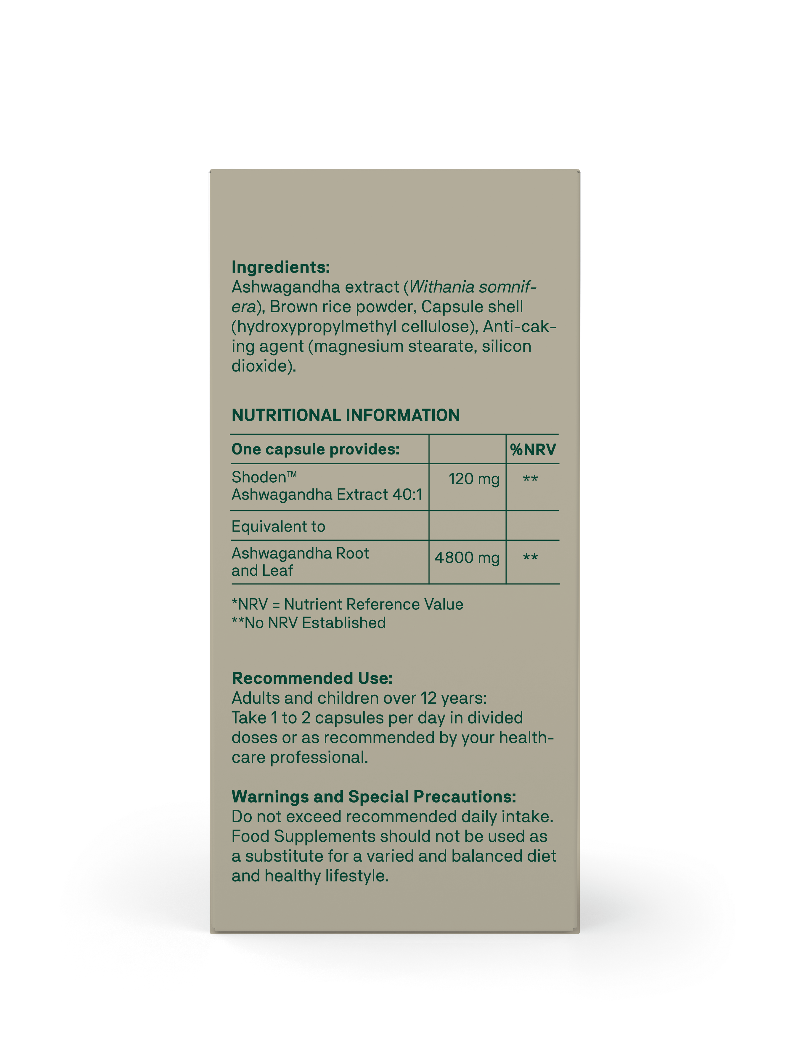 Natroceutics Ashwagandha 60 CAPS