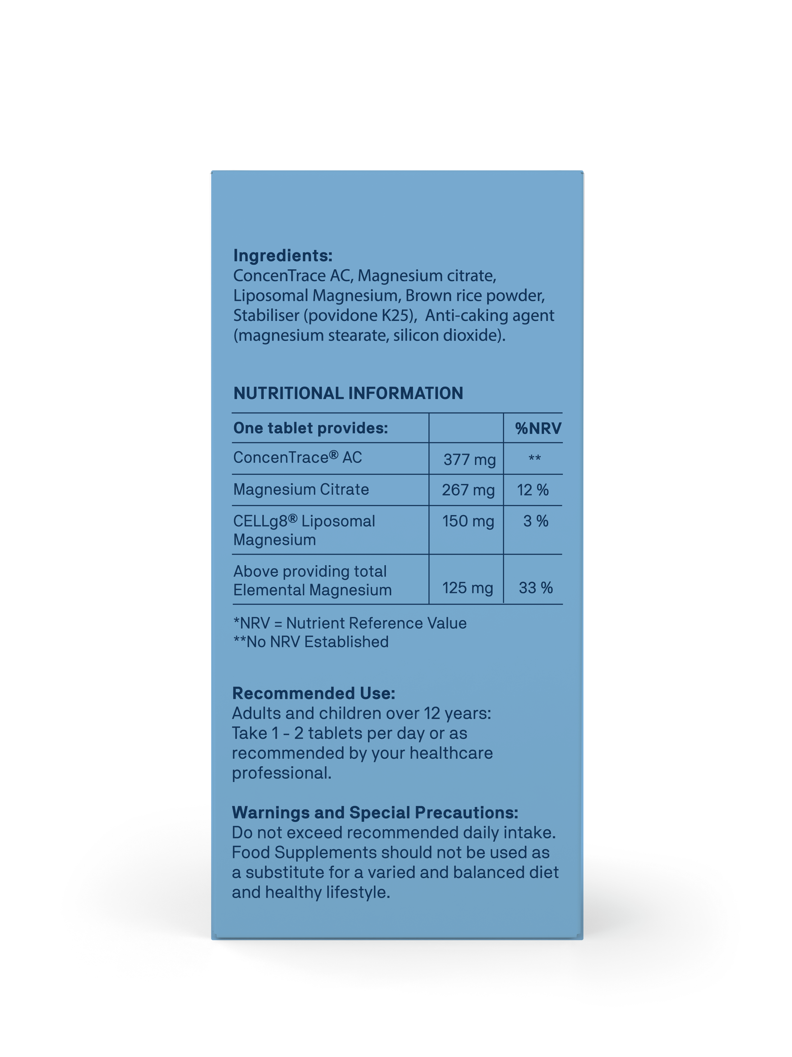 Natroceutics Magnesium Trace Mineral 60 CAPS
